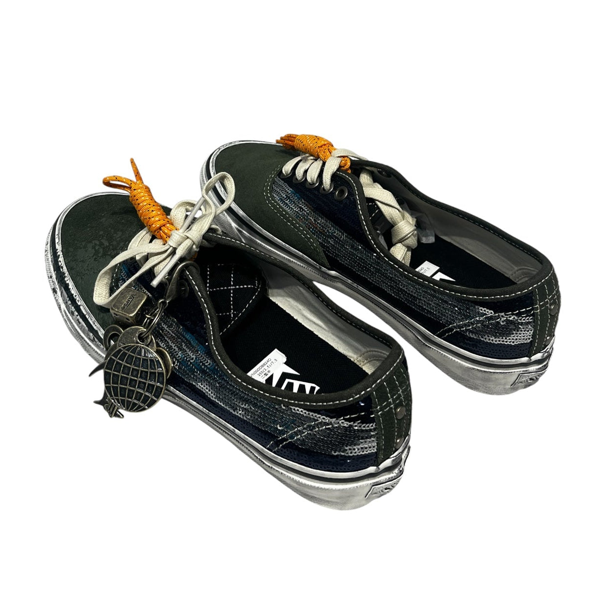VANS/Low-Sneakers/US 7.5/Cotton/GRN/La Habanna sequin view 2