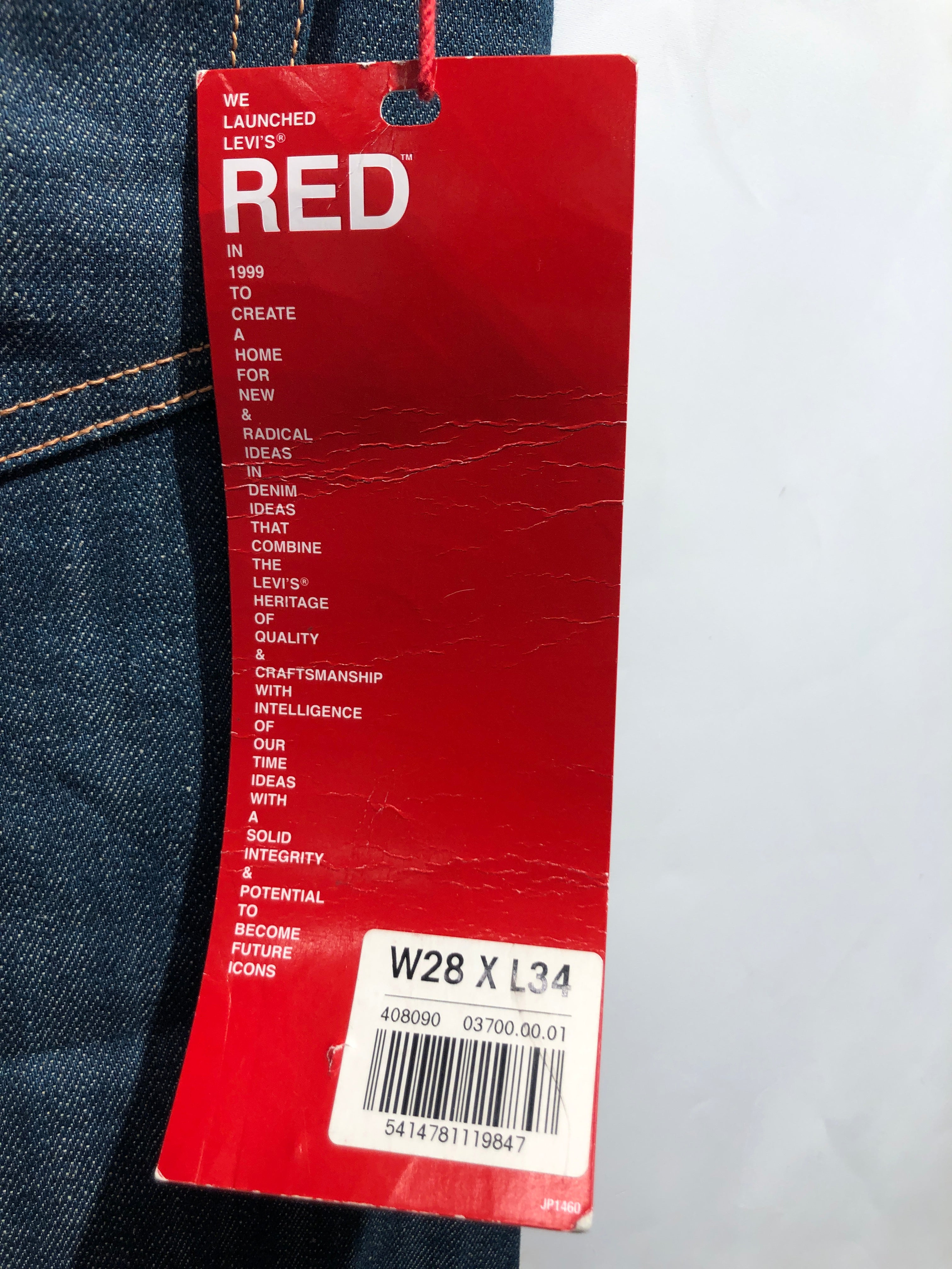 Levi's RED/Straight Pants/28/Denim/NVY/SELVEDGE 03700.00.01(0345) view 5