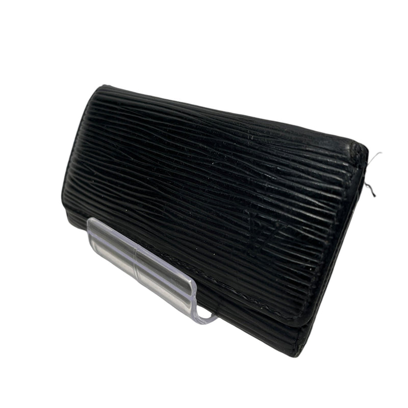 LOUIS VUITTON/Leather/BLK/KEY CASE