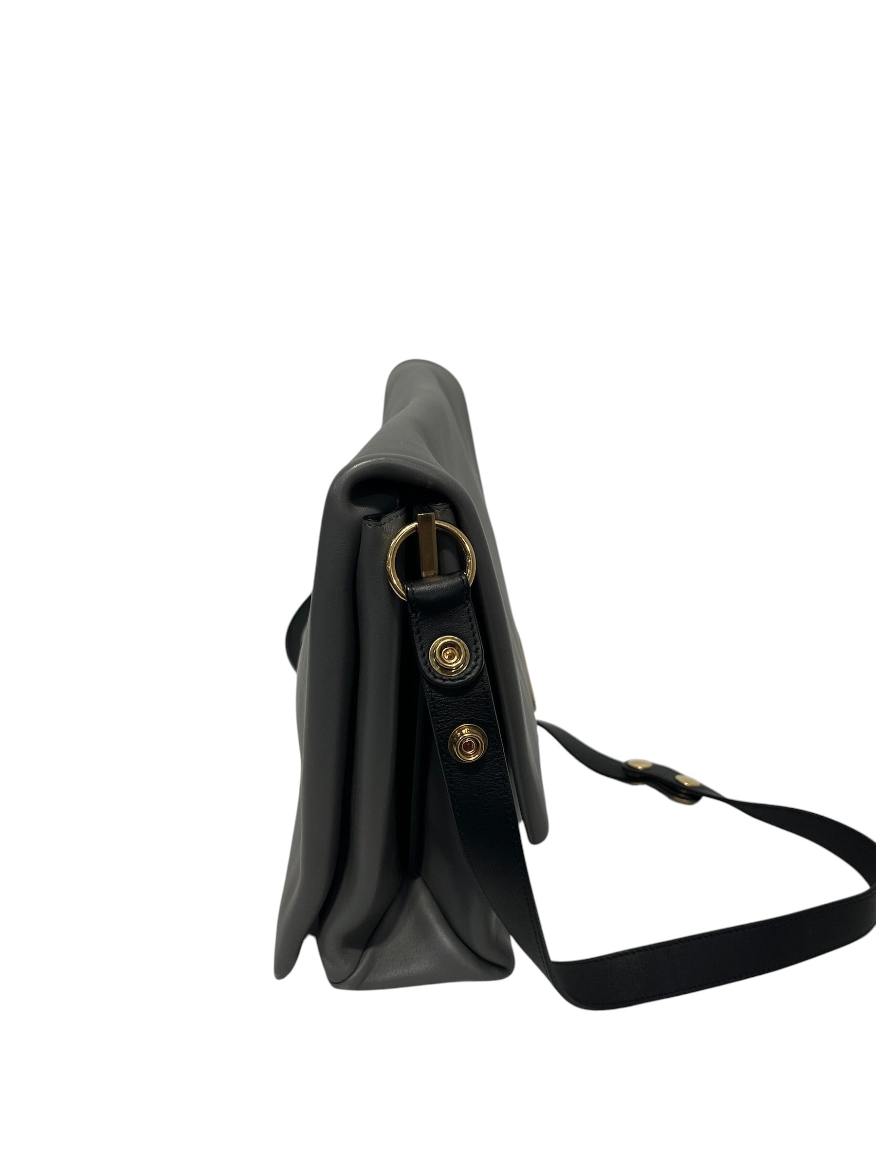 CELINE/Bag/Leather/BLU/Celine blade shoulder bag view 4