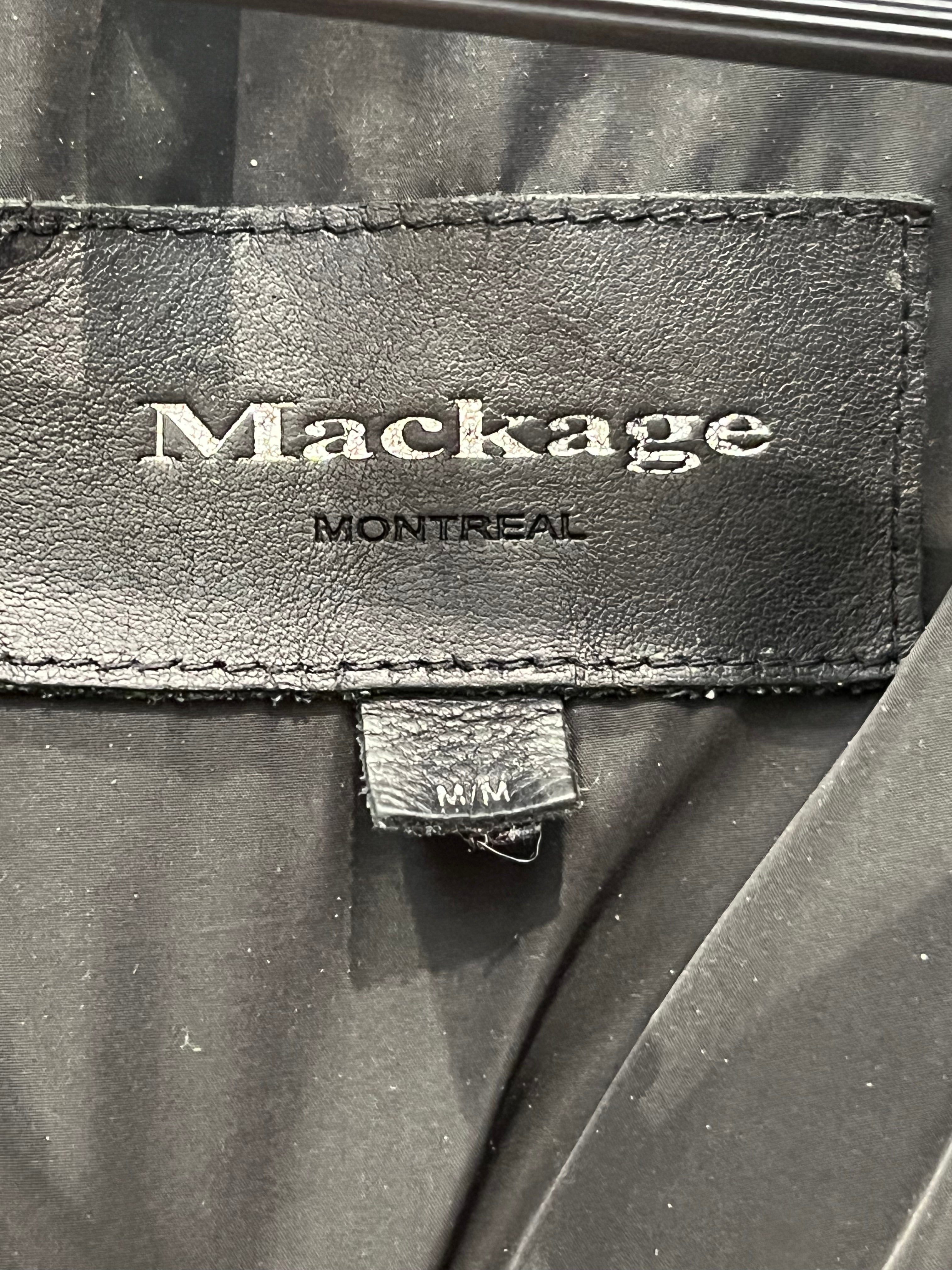 MACKAGE/Mod Parka/M/Polyester/GRN/fur hood view 3