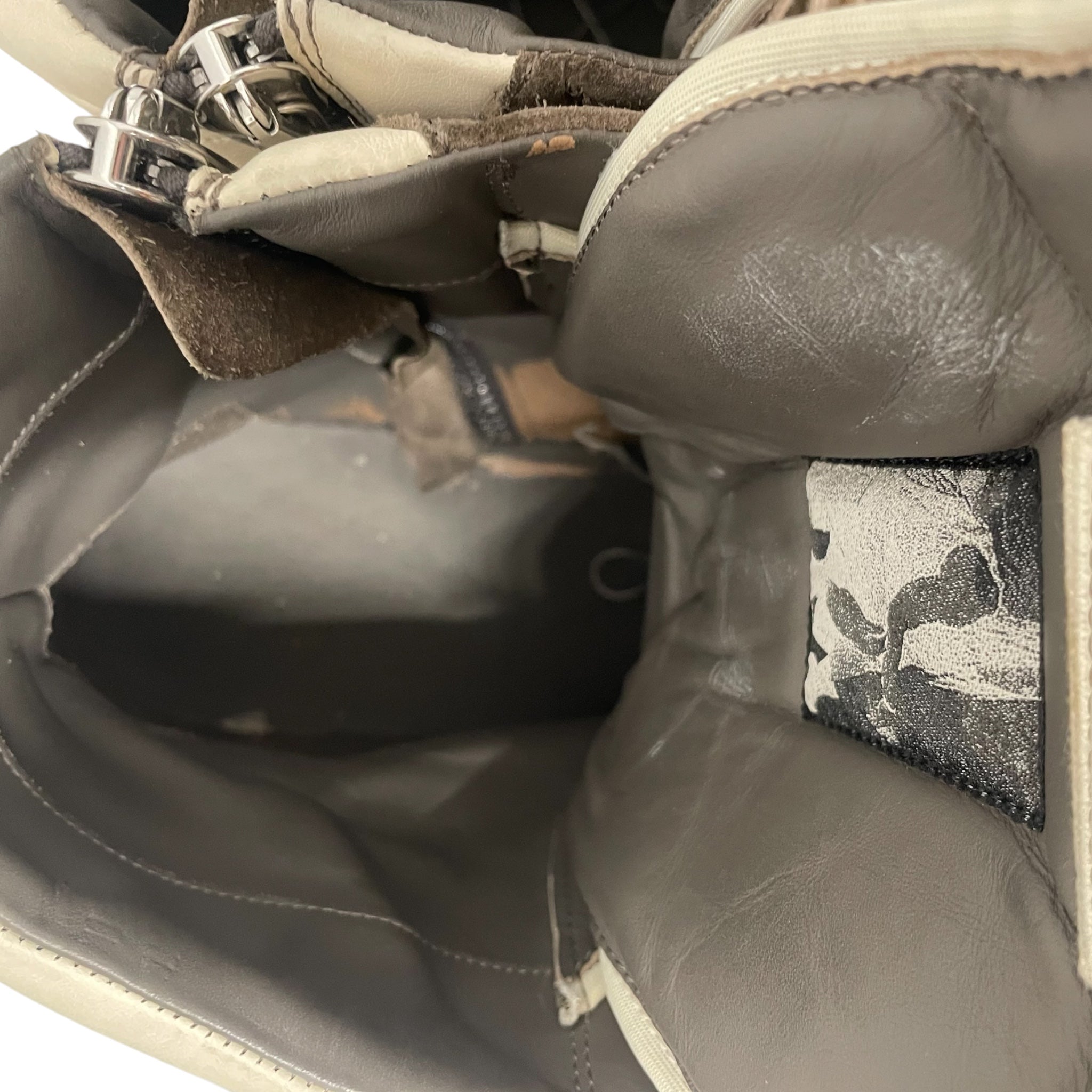 Rick Owens/Hi-Sneakers/EU 45/Suede/GRY/ view 3
