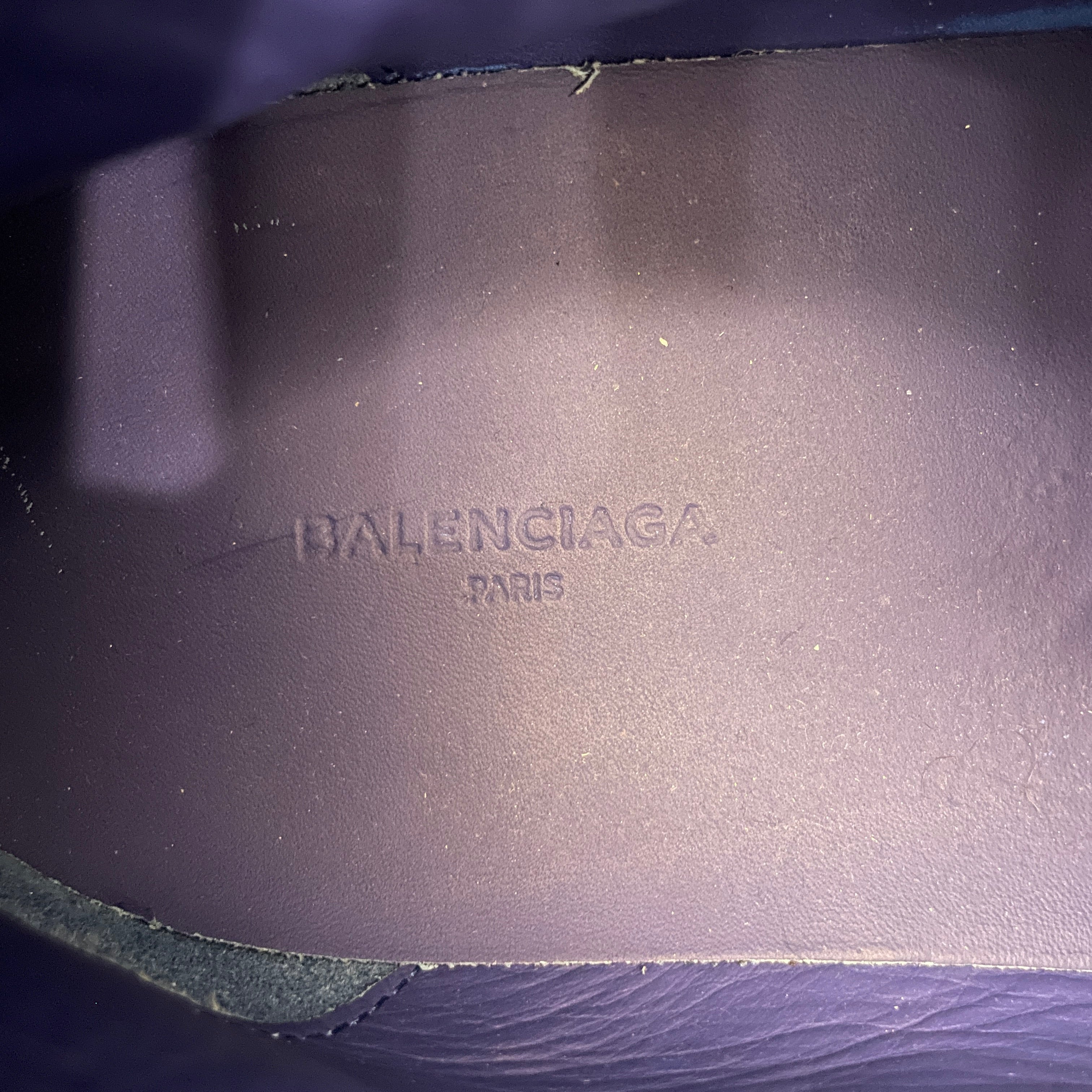 BALENCIAGA/Hi-Sneakers/EU 44/Leather/BLU/ARENAS view 3