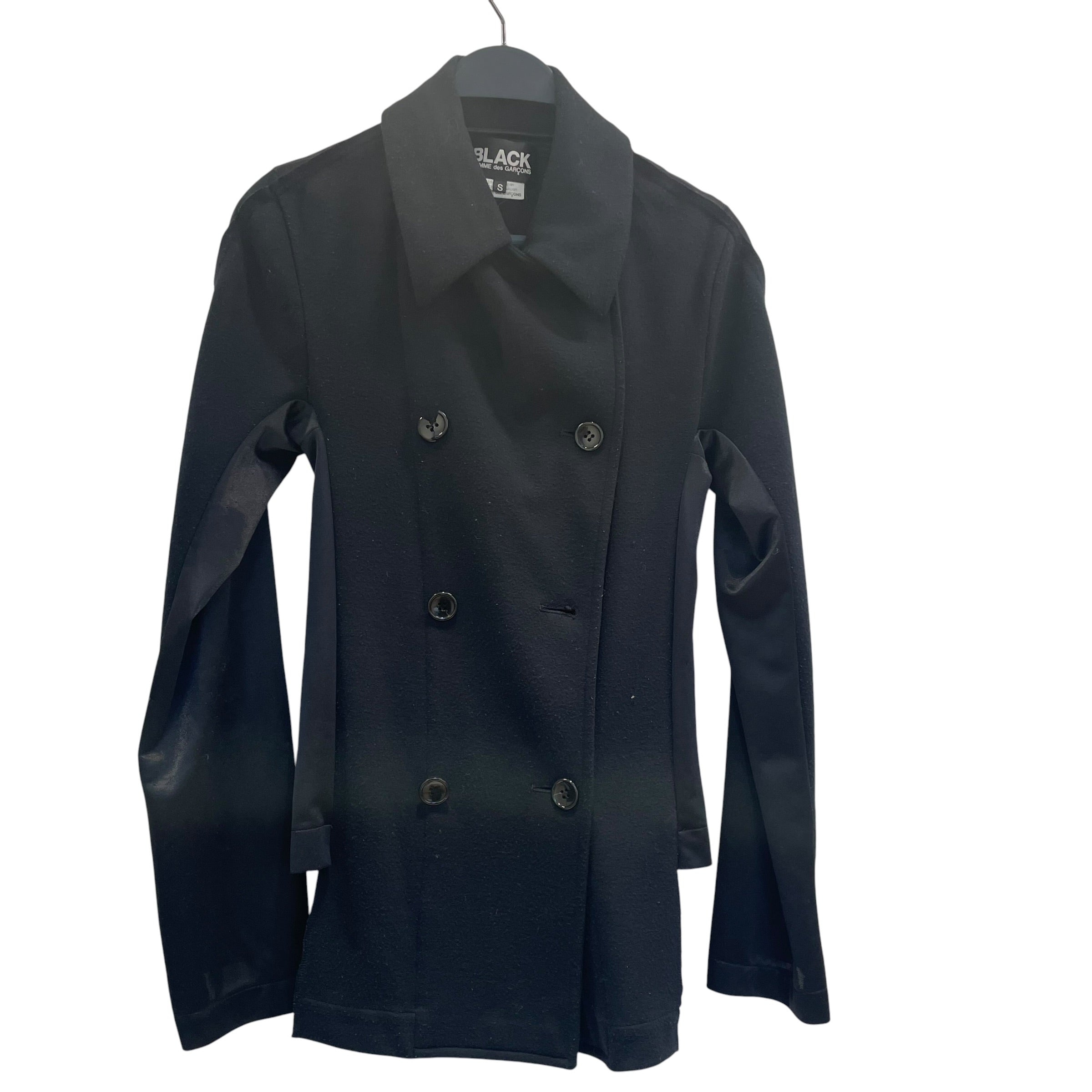 BLACK COMME des GARCONS/Blouse/S/Cotton/BLK/ view 1
