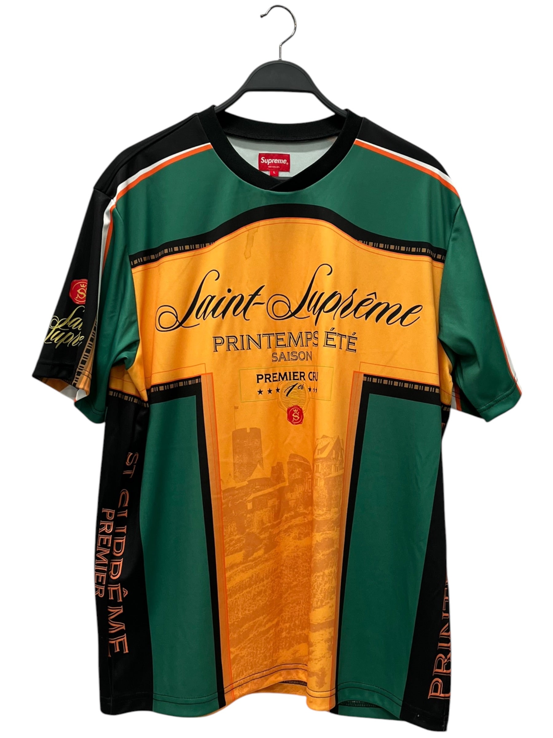 Supreme/T-Shirt/L/Polyester/MLT/Graphic/Supreme Premier Soccer Jersey view 1