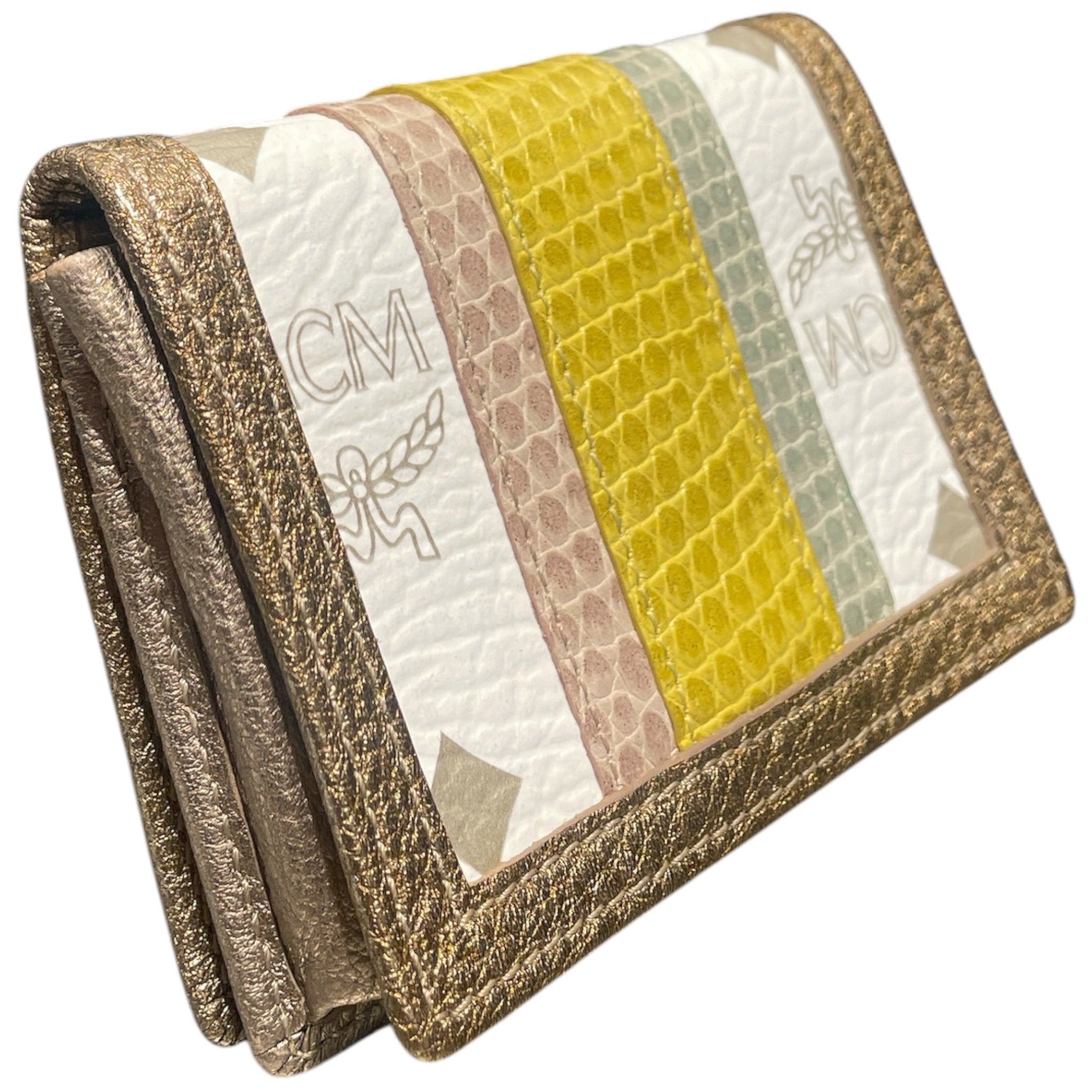 MCM/Bifold Wallet/Leather/MLT/L's/VISETOS STRIPED WALLET view 2
