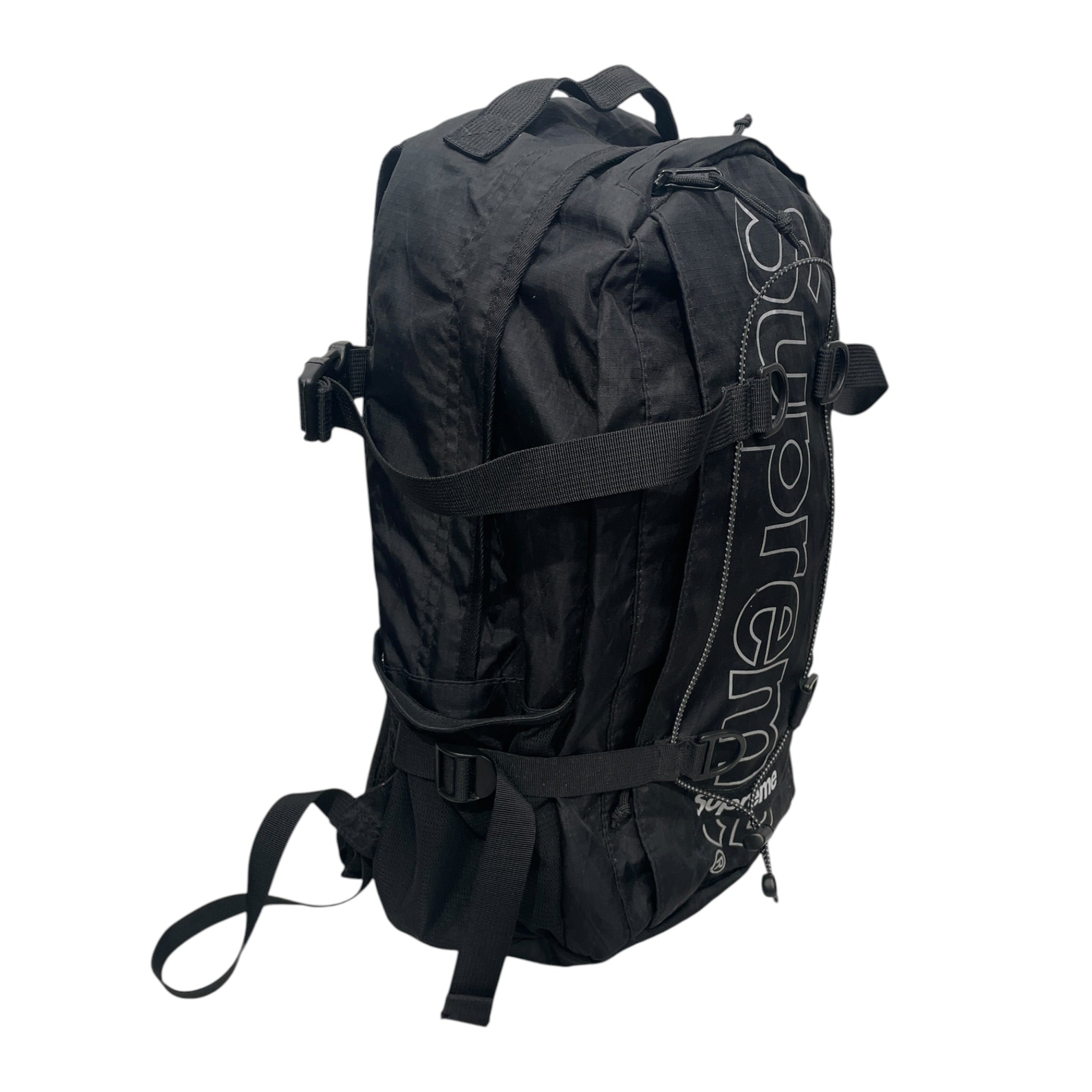 Supreme/Backpack/Nylon/BLK/WHT LOGO view 6