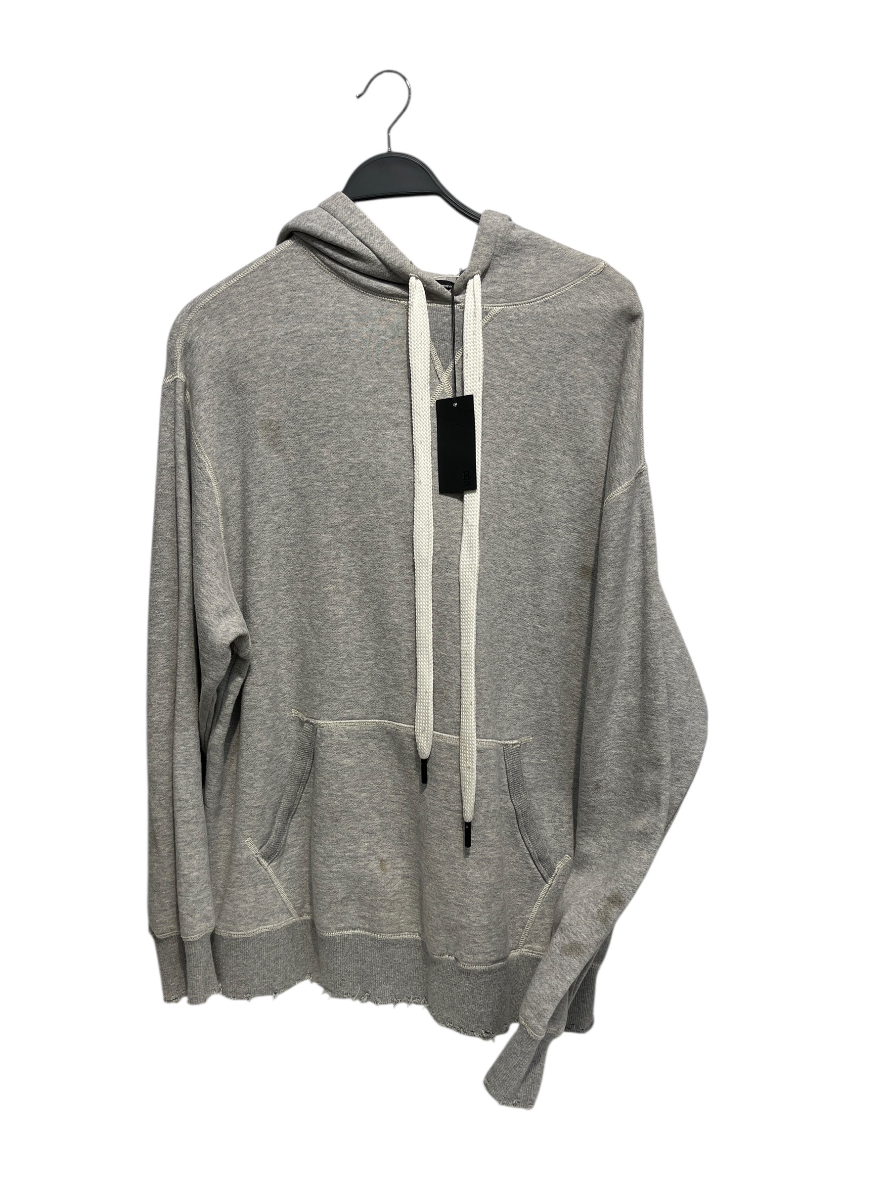 R13/Hoodie/XS/Cotton/GRY/FYYFCKIN FCK ON DRWSTRING view 1
