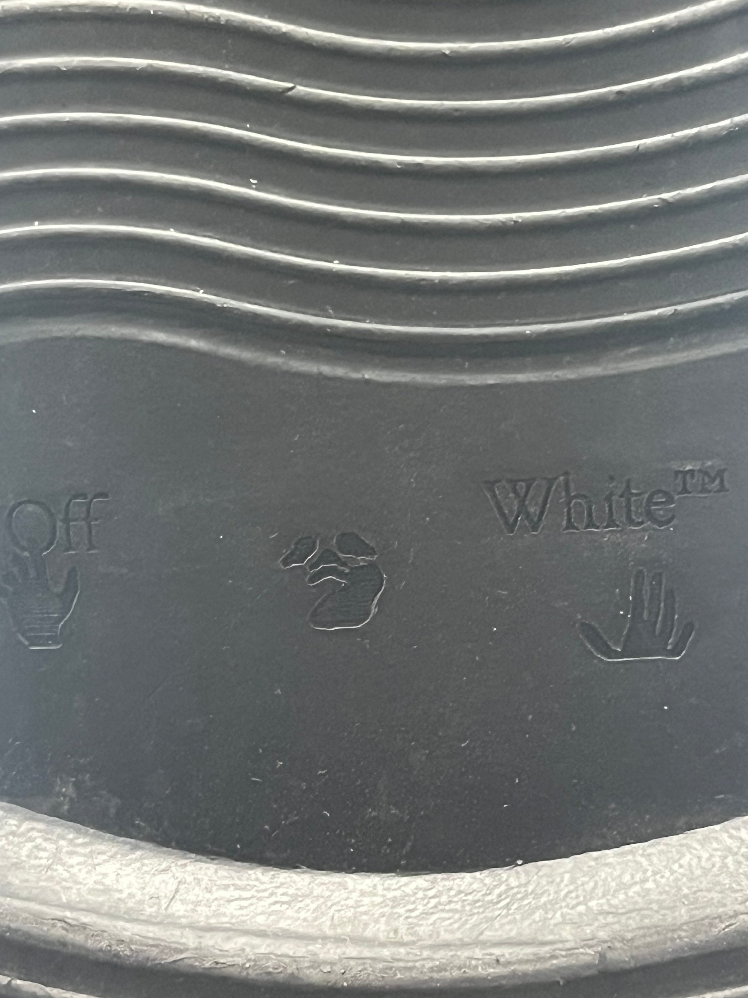 OFF-WHITE/Rain Boots/EU 38/All Over Print/WHT/"FOR RIDING" BOOTS view 4