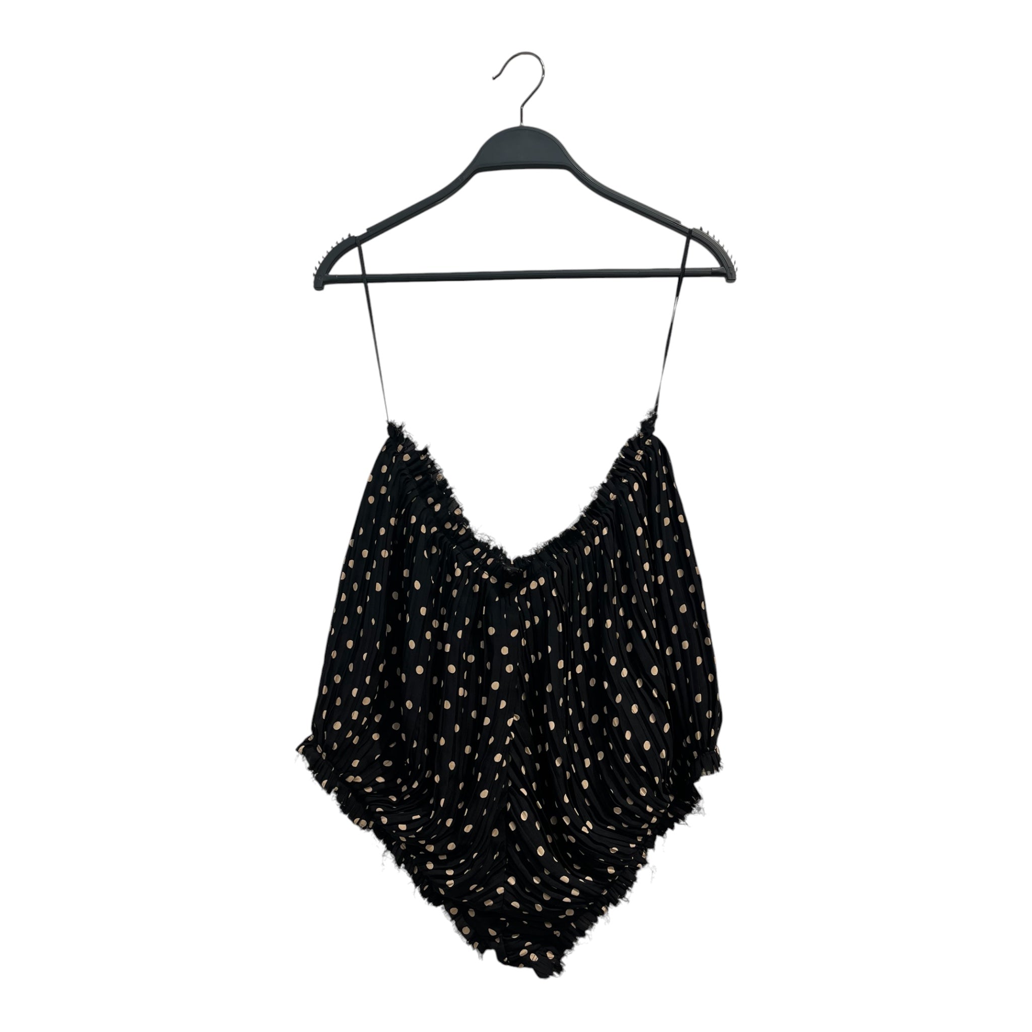 KHAITE/T&B Set/6/Polka dot/Silk/BLK/BLOOMER SHORTS/ BRA TOP view 4