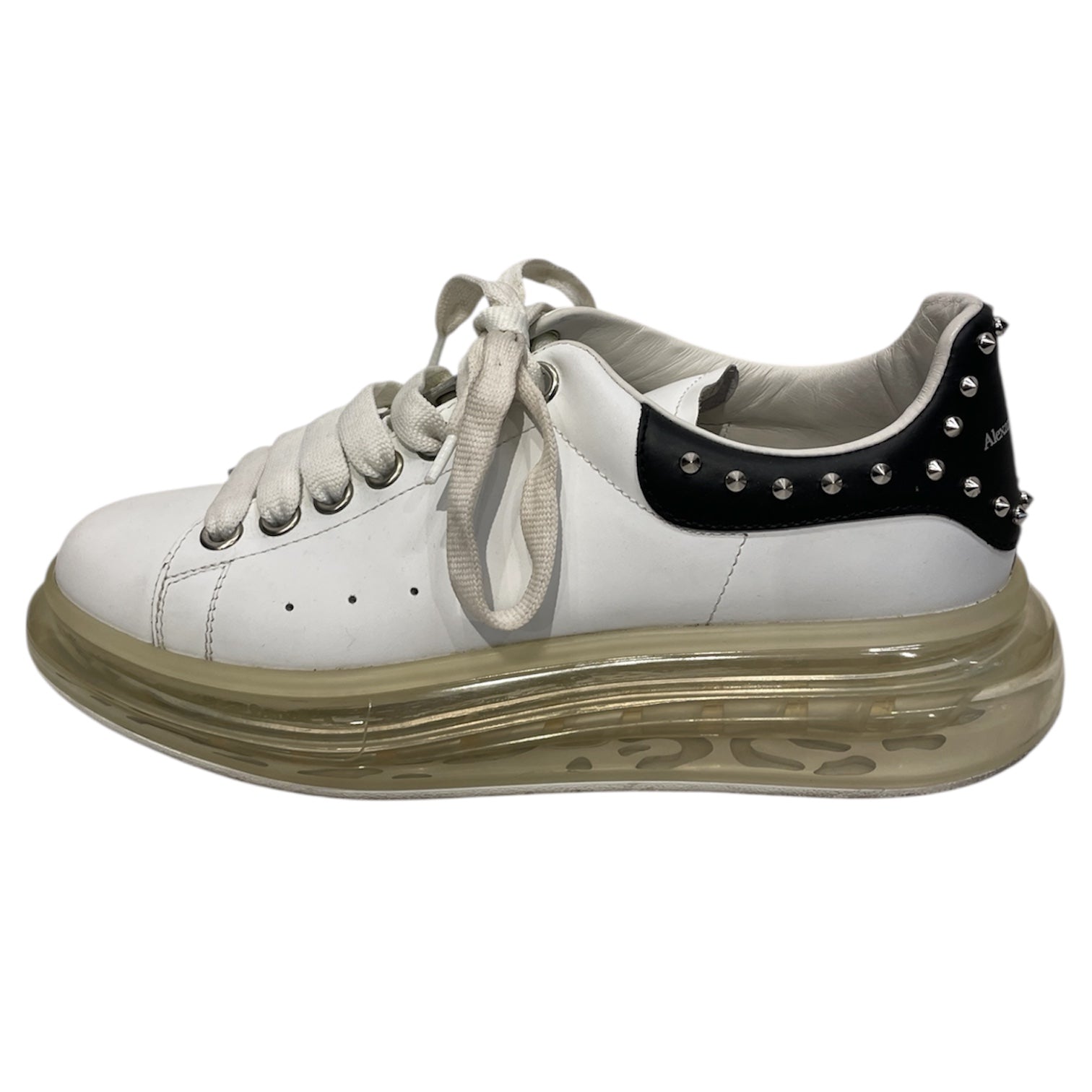 Alexander McQueen/Low-Sneakers/EU 39/Leather/WHT/STUDDED JUMBO SNEAKER view 3