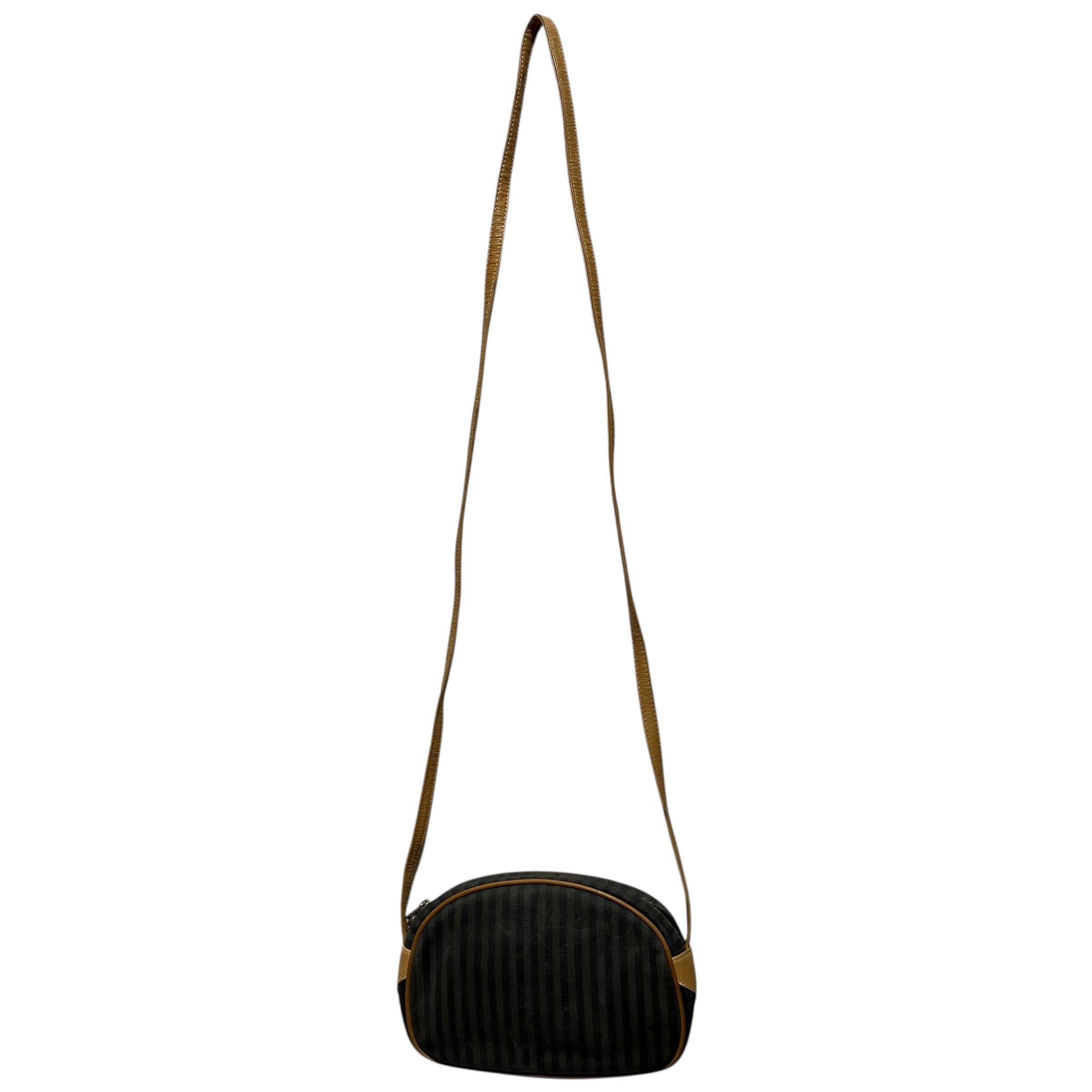 FENDI/Cross Body Bag/Stripe/Cotton/GRY/PENGUIN STRIPE view 1