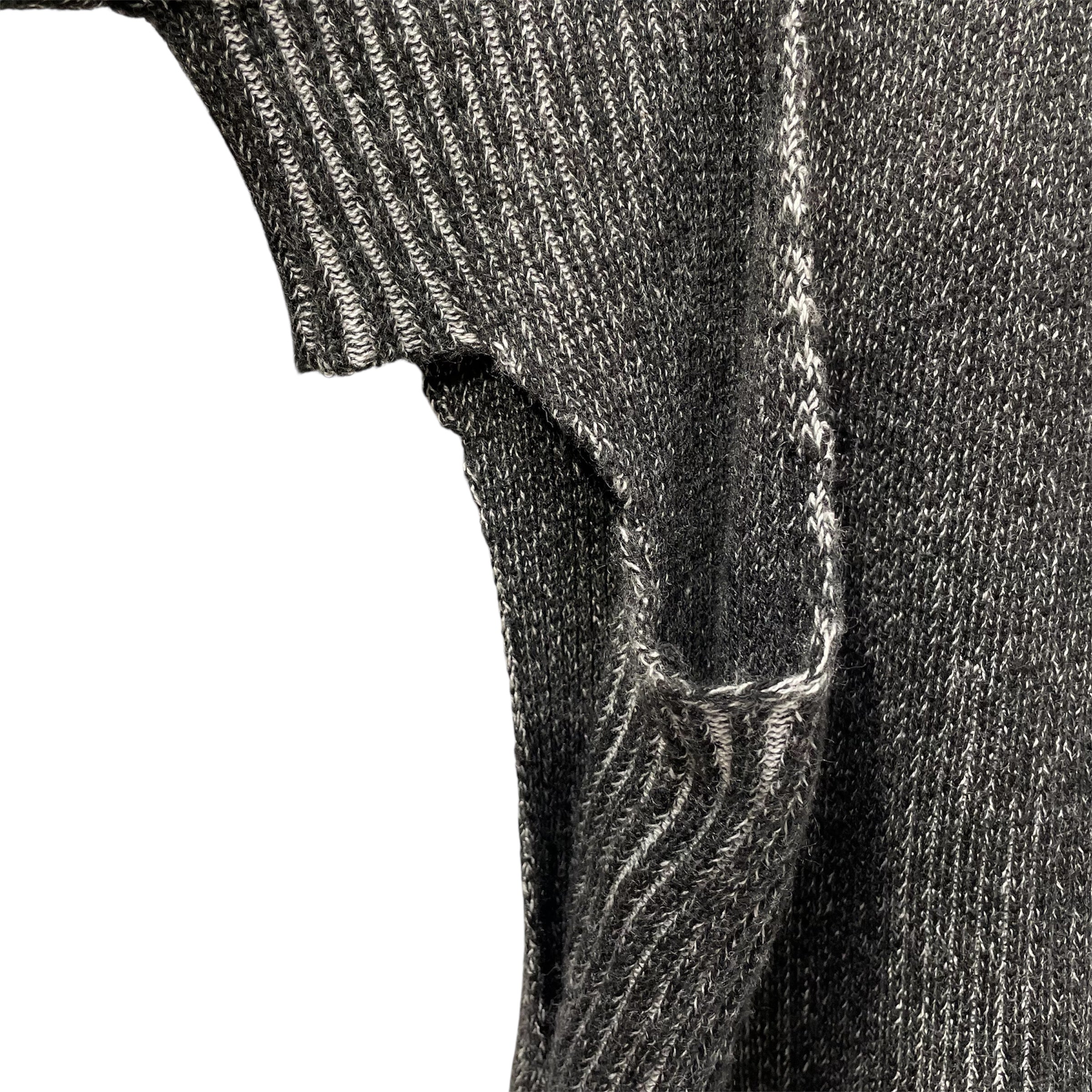 HELIOT EMIL/Heavy Cardigan/L/GRY/HARDWARE ACCENTS view 4