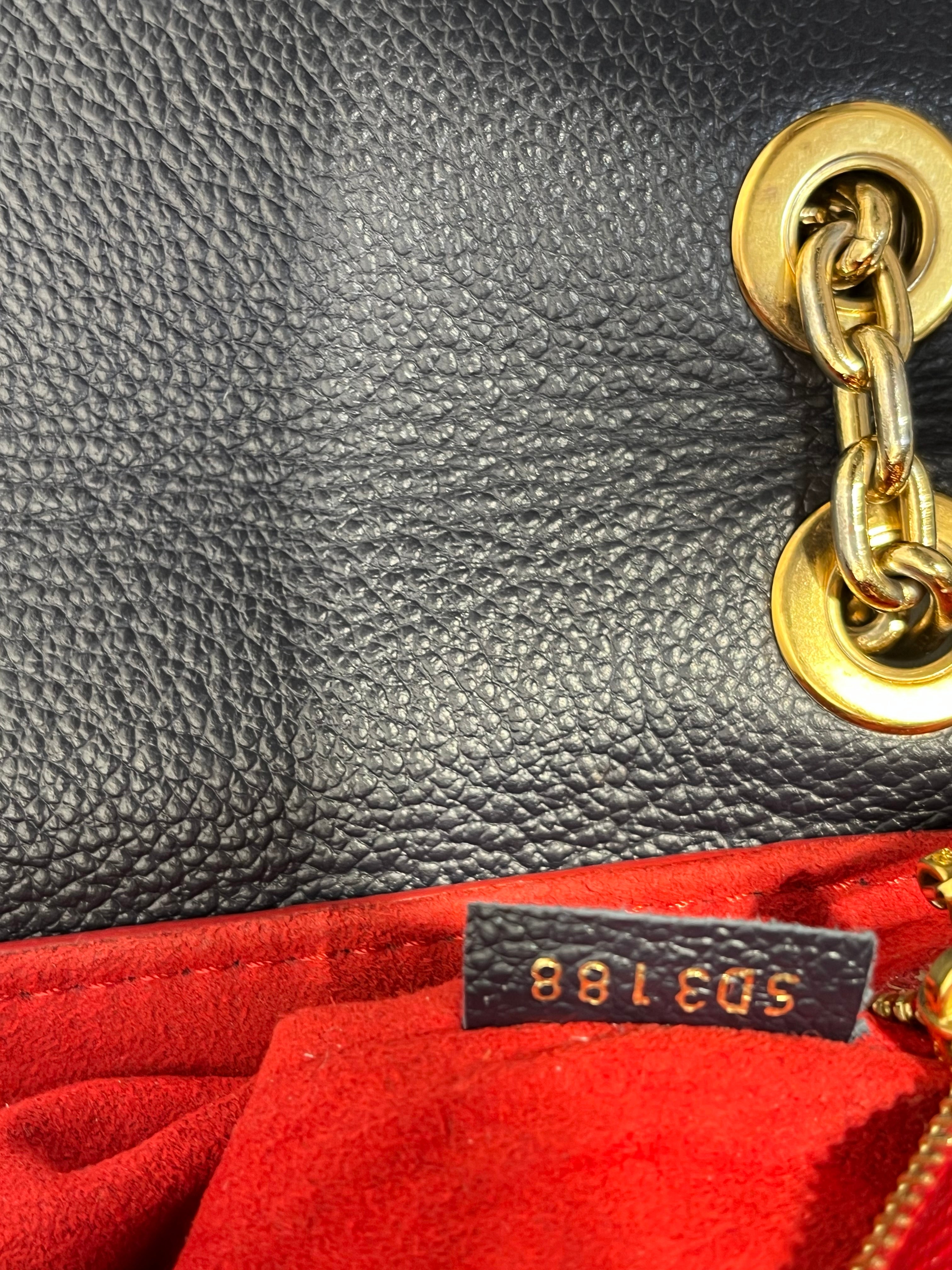 LOUIS VUITTON/Bag/Leather/NVY/VAVIN PM NAVY/RED view 12
