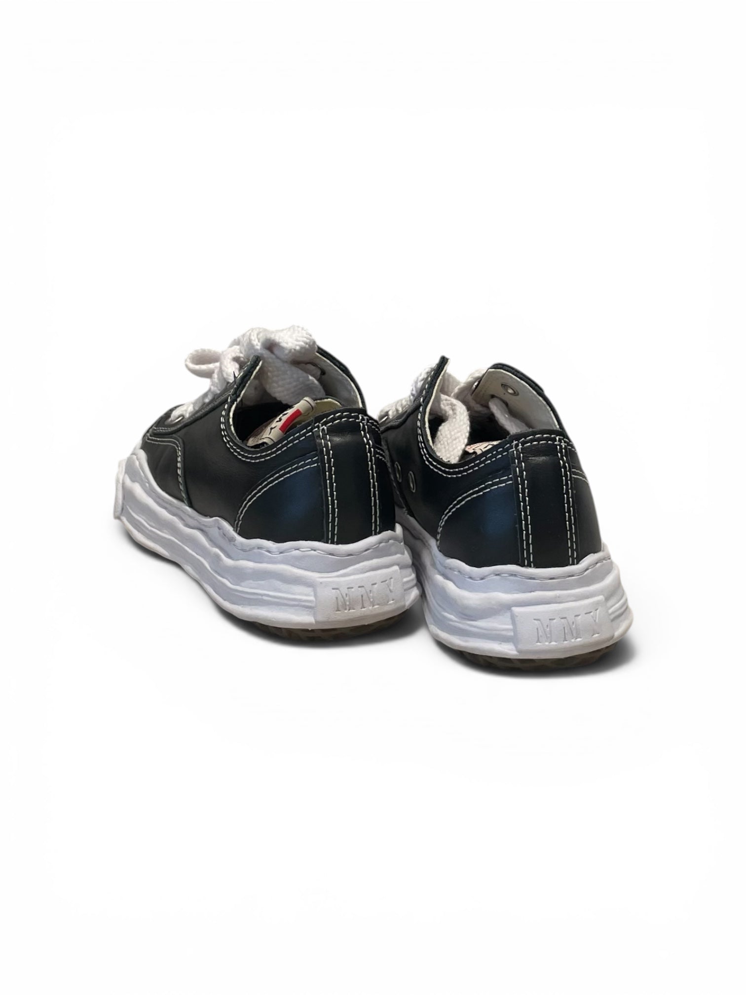 MIHARA YASUHIRO/Low-Sneakers/EU 38/Leather/BLK/HANK OG Sole Leather view 2