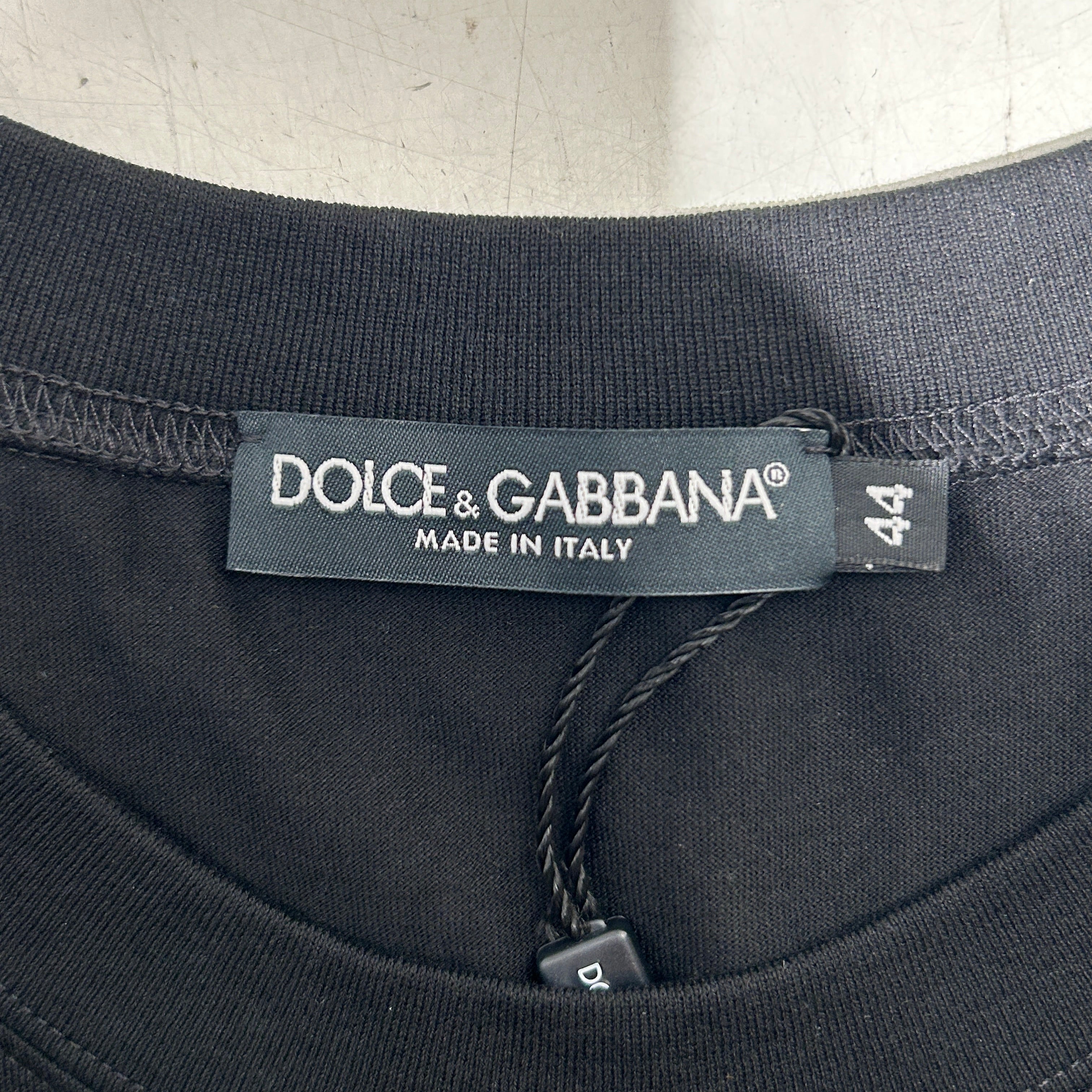 DOLCE&GABBANA/T-Shirt/44/Cotton/BLK/HEART GABBANA view 3