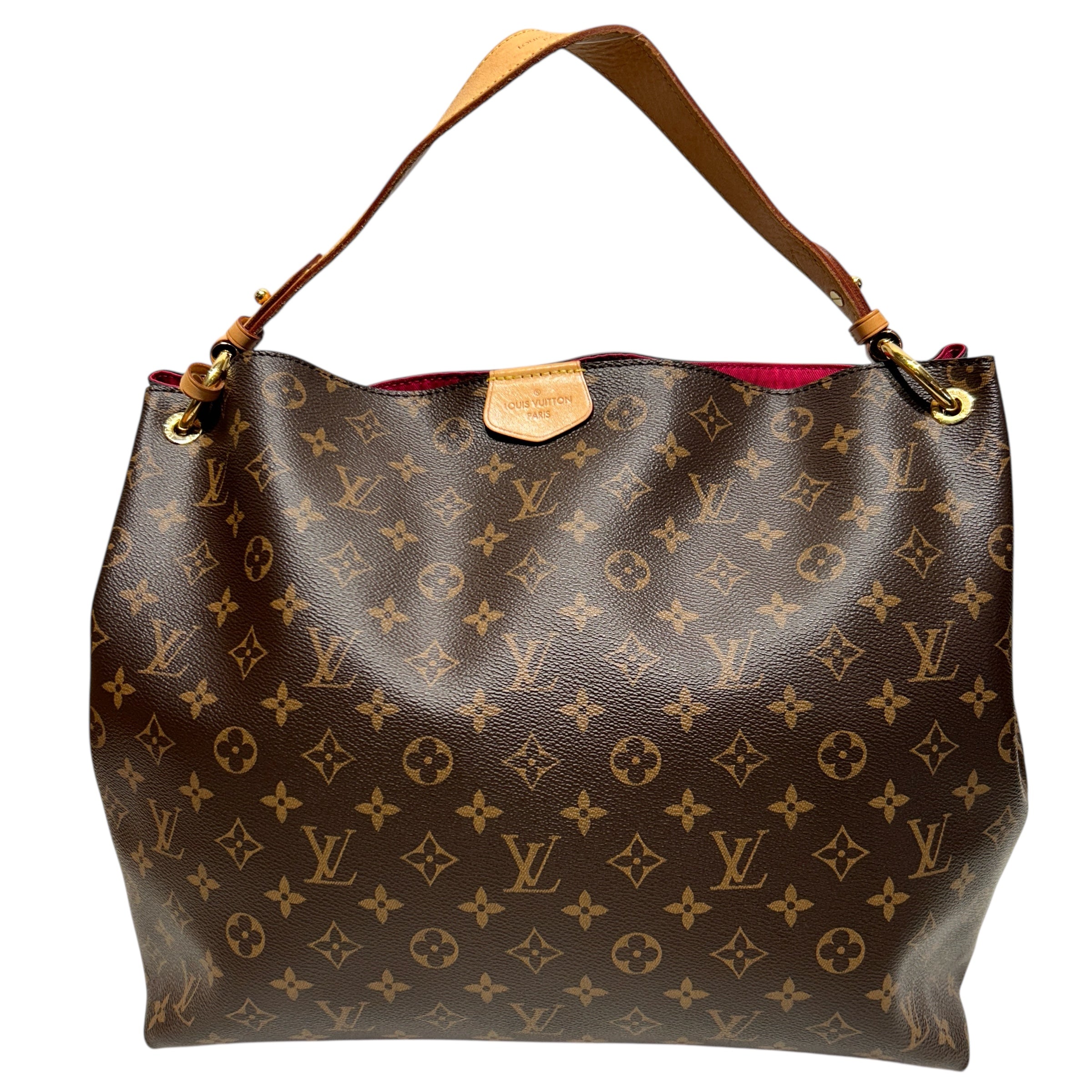 LOUIS VUITTON/Hand Bag/Monogram/Leather/BRW/GRACEFUL MM MONOGRAM view 1