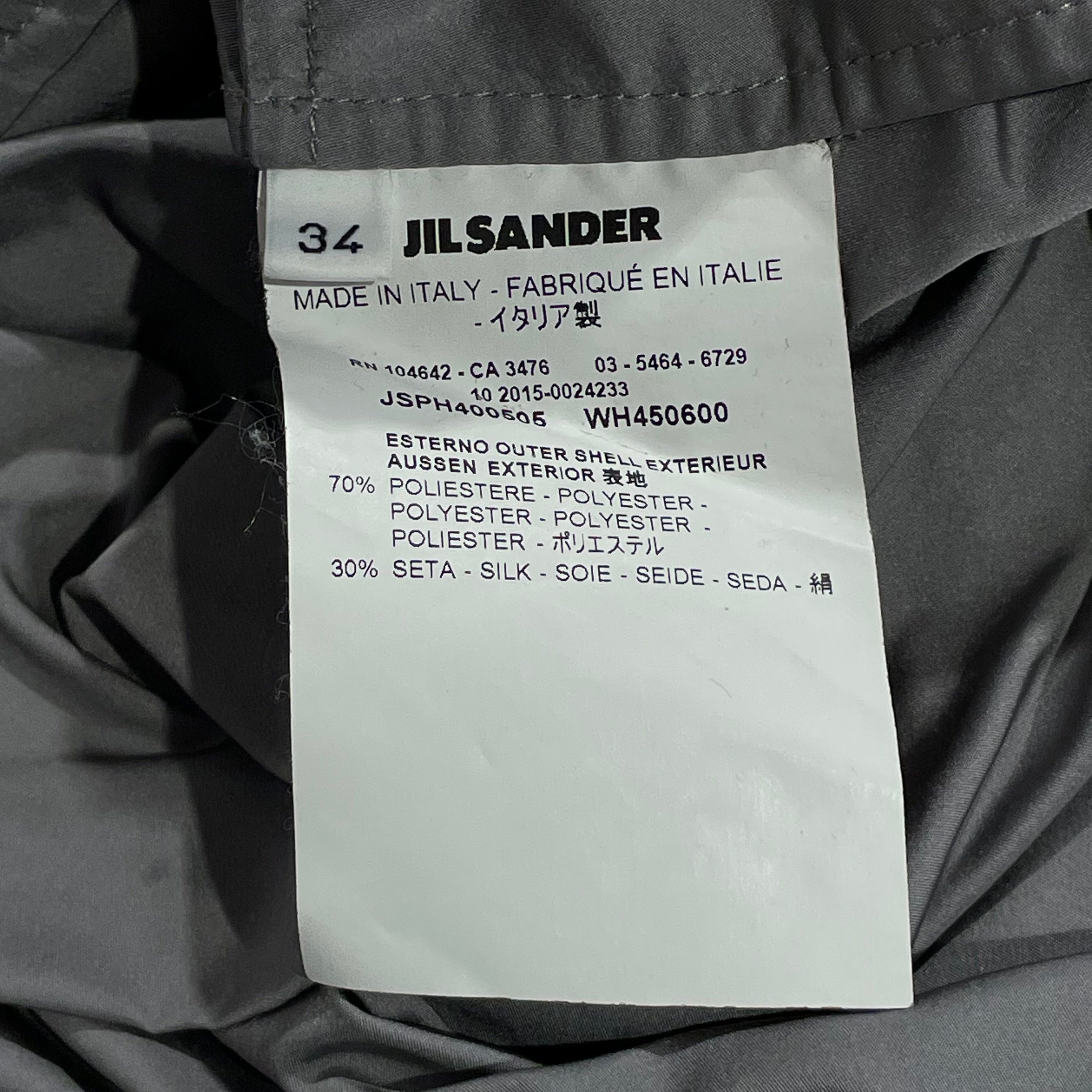 JIL SANDER/Blouson/34/Nylon/SLV/hooded view 5