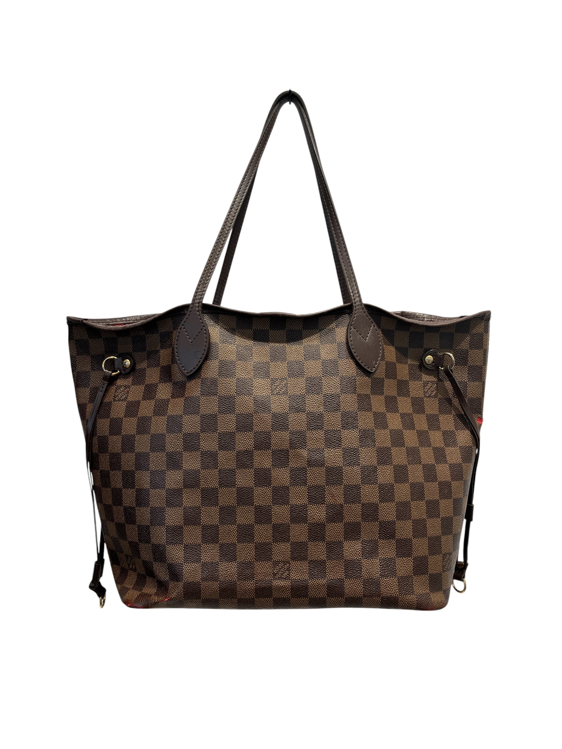 LOUIS VUITTON/Tote Bag/Hombre Check/Leather/BRW/DAMIER EBENE CANVAS view 2
