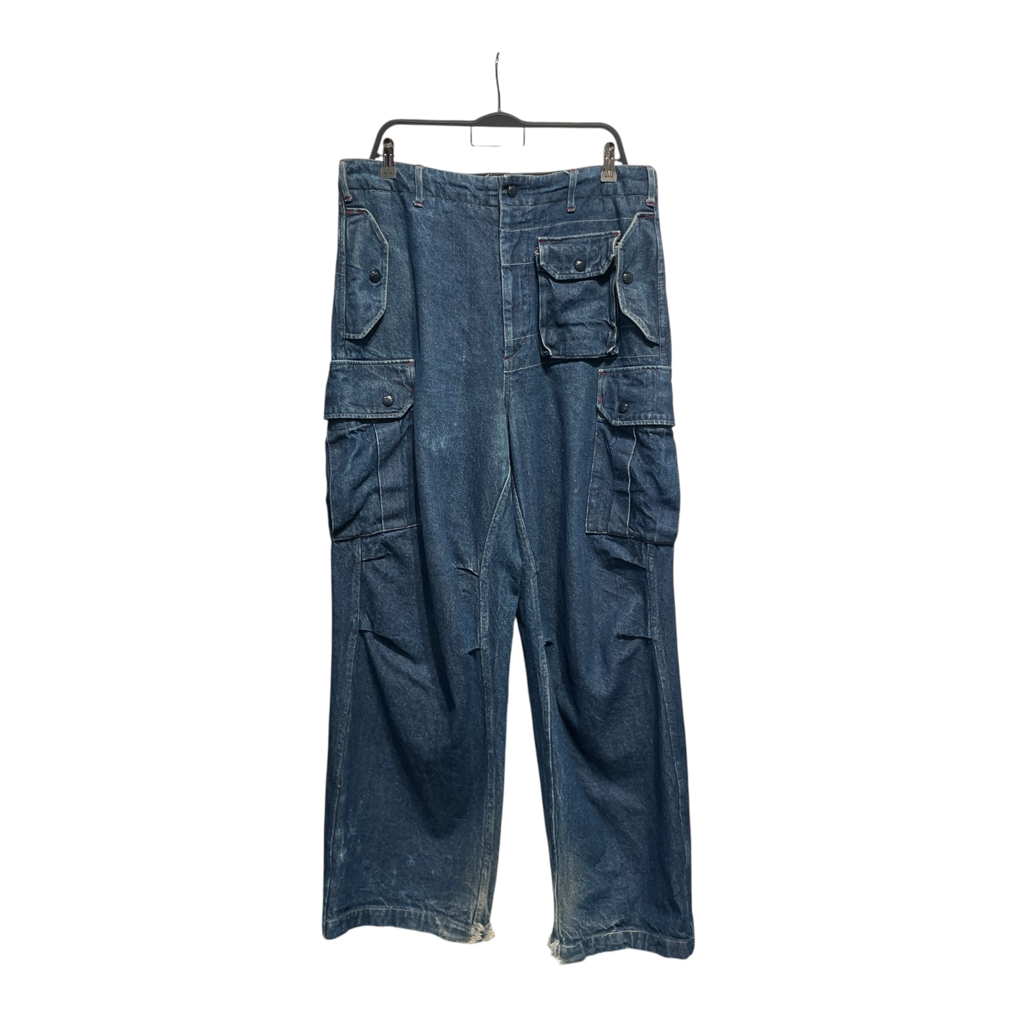 Engineered Garments/Cargo Pants/M/Cotton/NVY/WIDE LEG view 1
