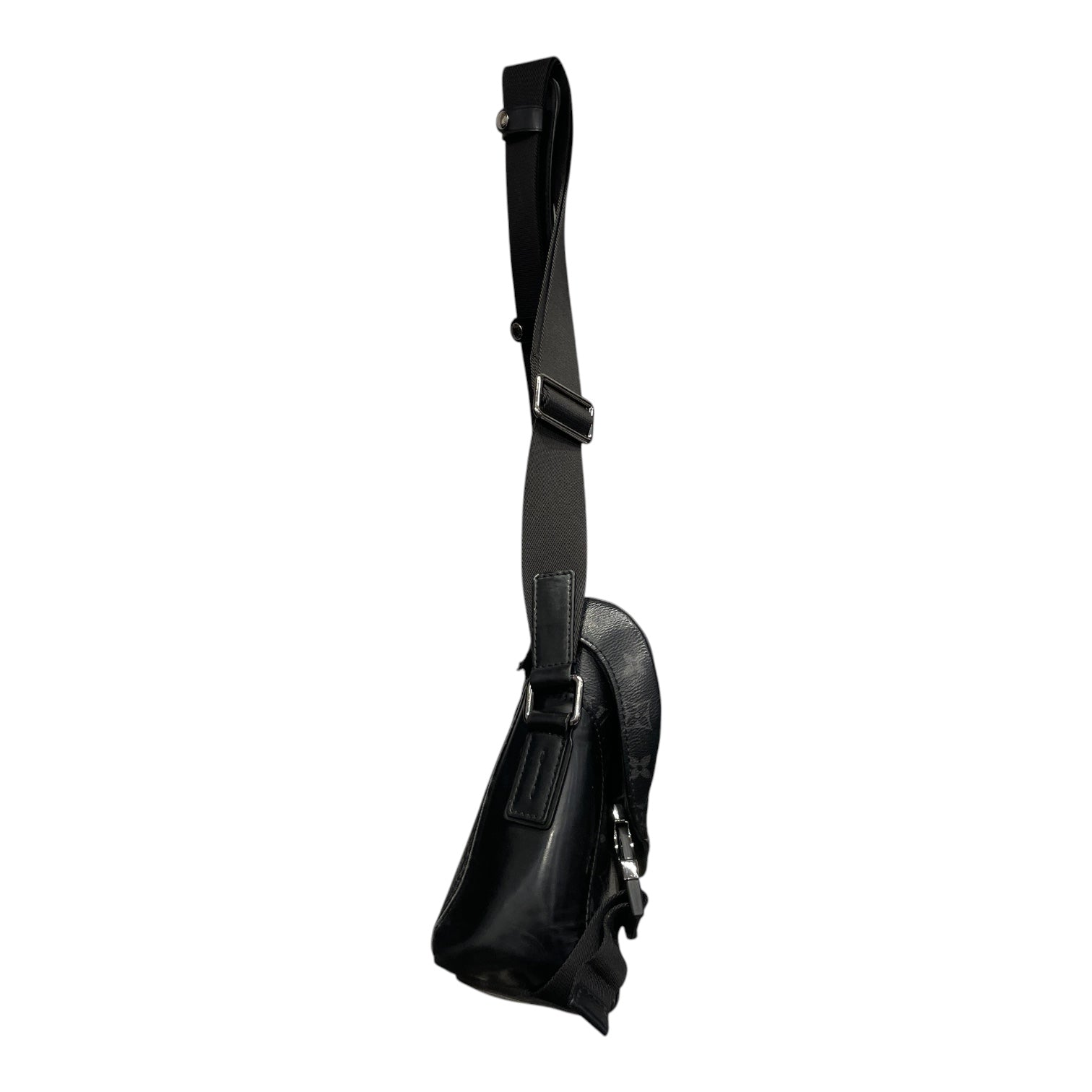 LOUIS VUITTON/Cross Body Bag/Monogram/Leather/BLK/LOUIS VUITTON VOYAGER view 4
