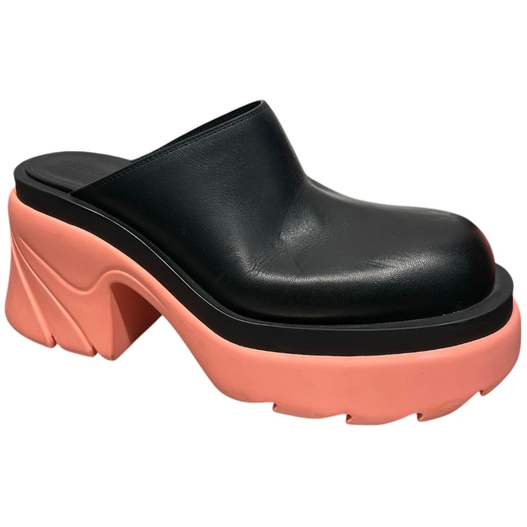 BOTTEGA VENETA/Shoes/EU 38/BLK/Flash mule pink sole view 3