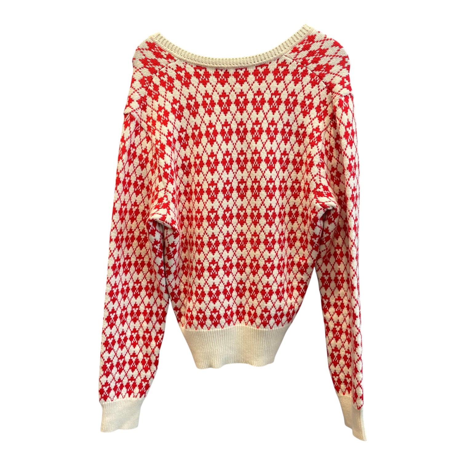 AMI PARIS/Sweater/32/All Over Print/Polyester/WHT/AMI PARIS SWEATER view 2