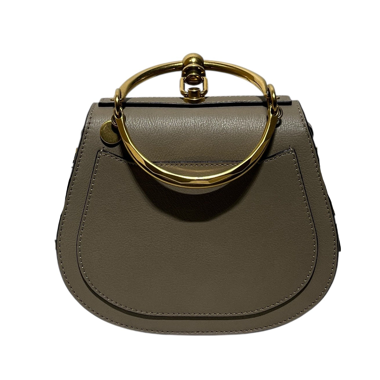 Chloe/Cross Body Bag/Leather/GRY/Nile Crossbody view 2