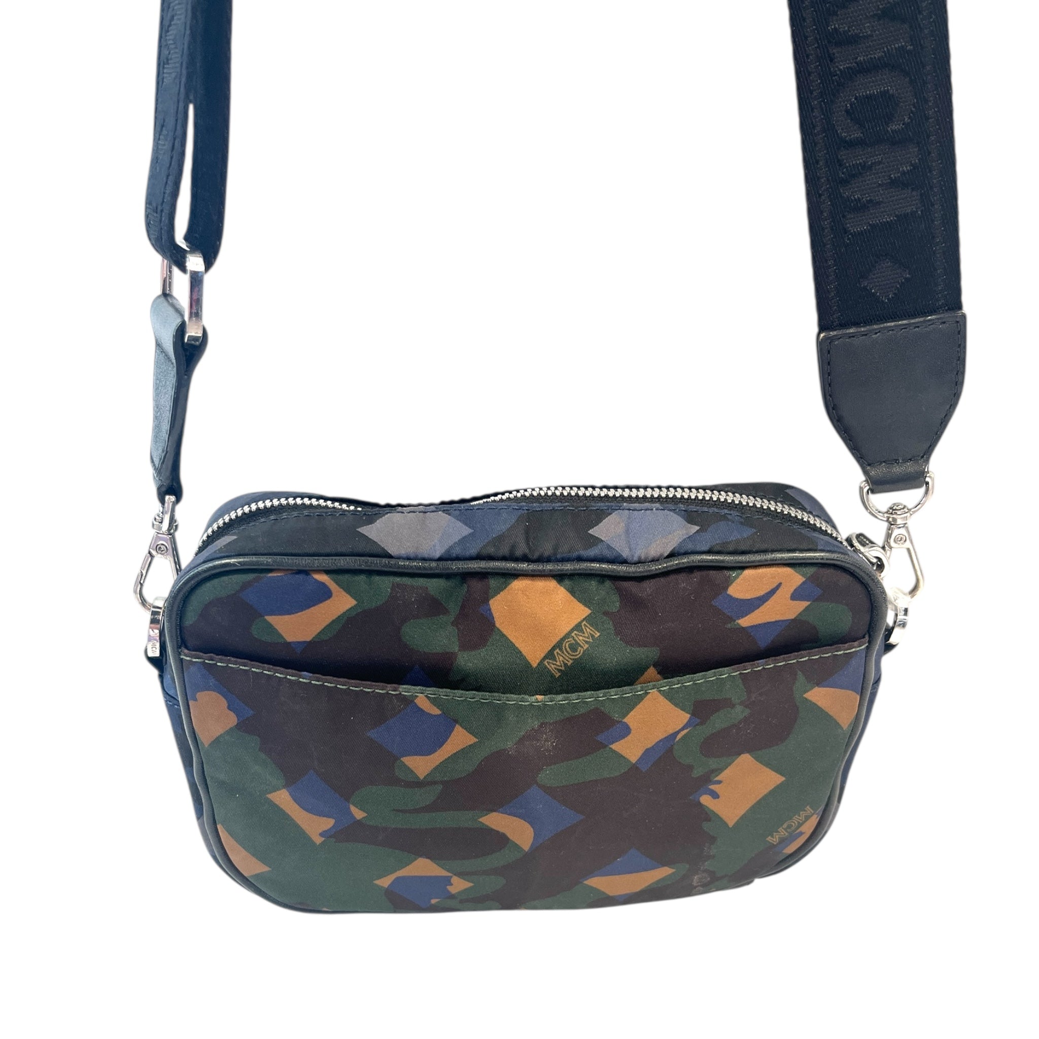 MCM/Cross Body Bag/Camouflage/Nylon/ORN/LION CAMO CROSSBODY BAG view 7