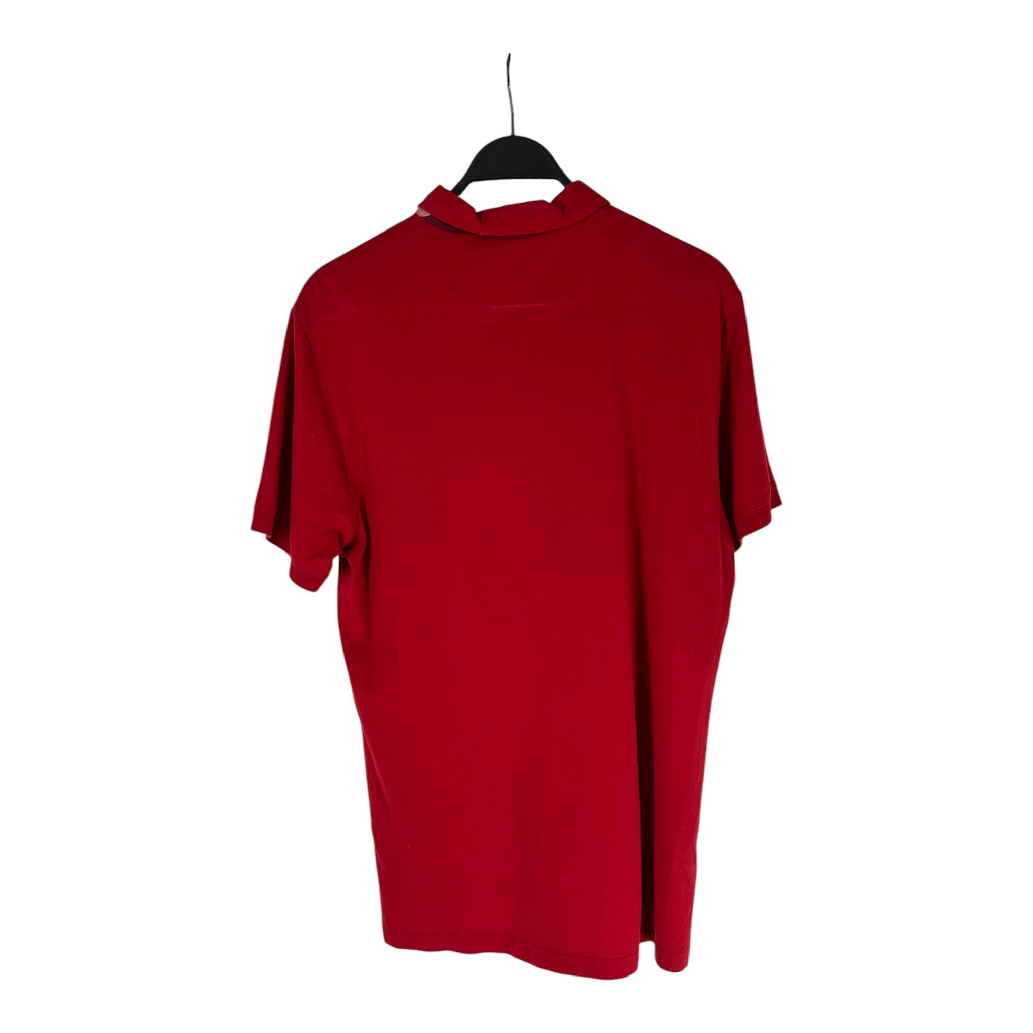 BURBERRY BRIT/Polo Shirt/XL/Cotton/RED/plaid inside view 2