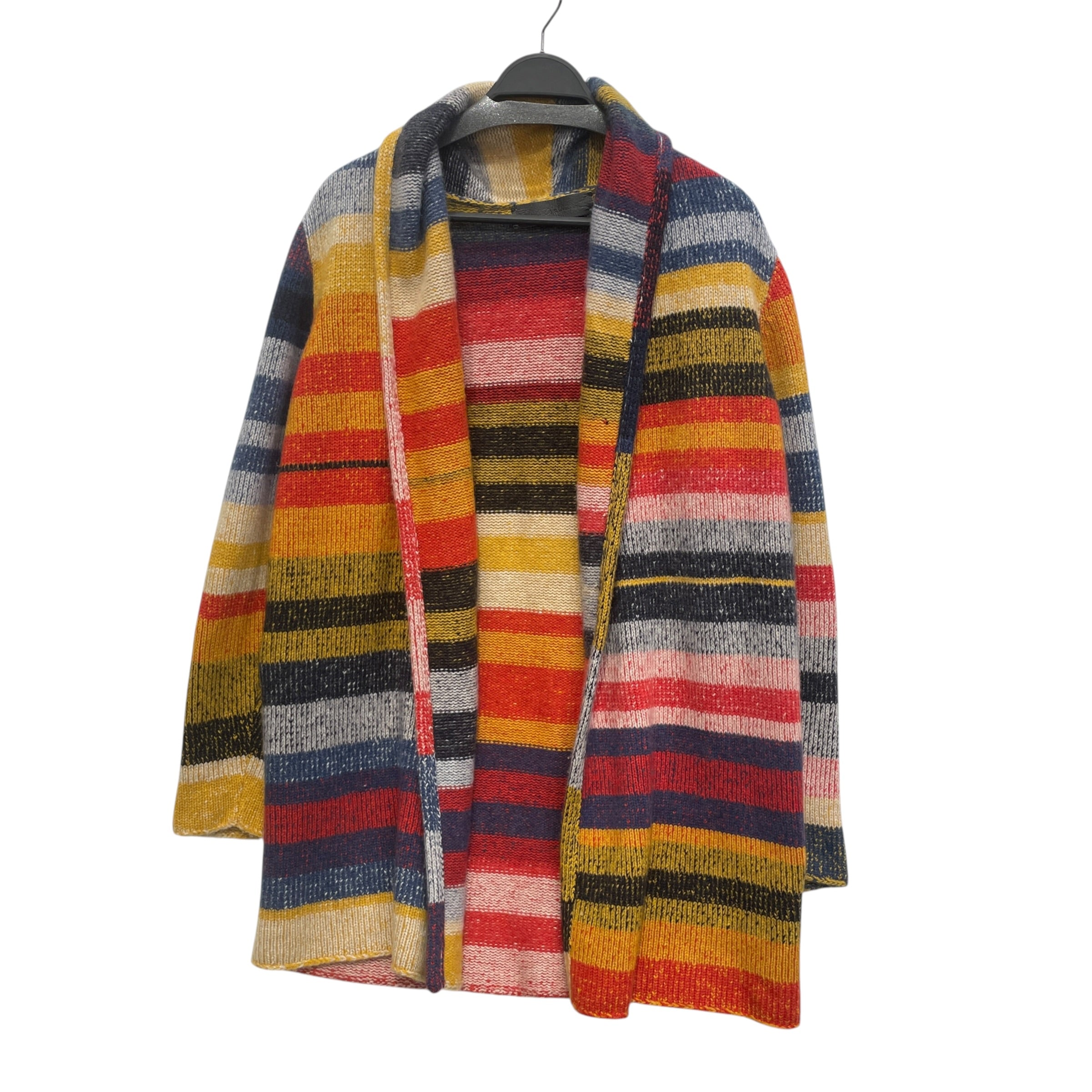 The Elder Statesman/Cardigan/M/Stripe/Cashmere/MLT/Oversize/ view 1