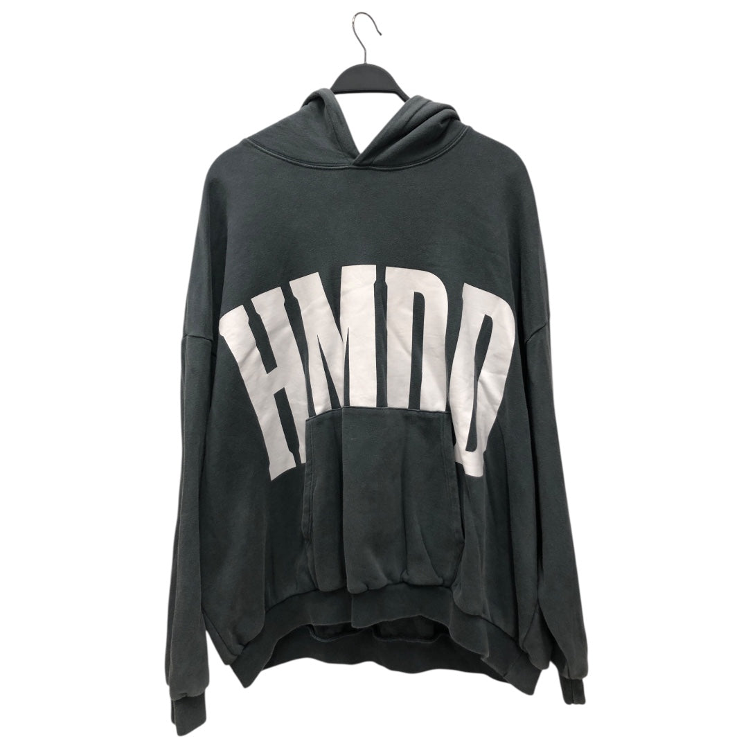 HMDD(Happy Memories Don't Die)/Hoodie/L/Cotton/GRY/BIG WHITE FRONT LOGO view 1