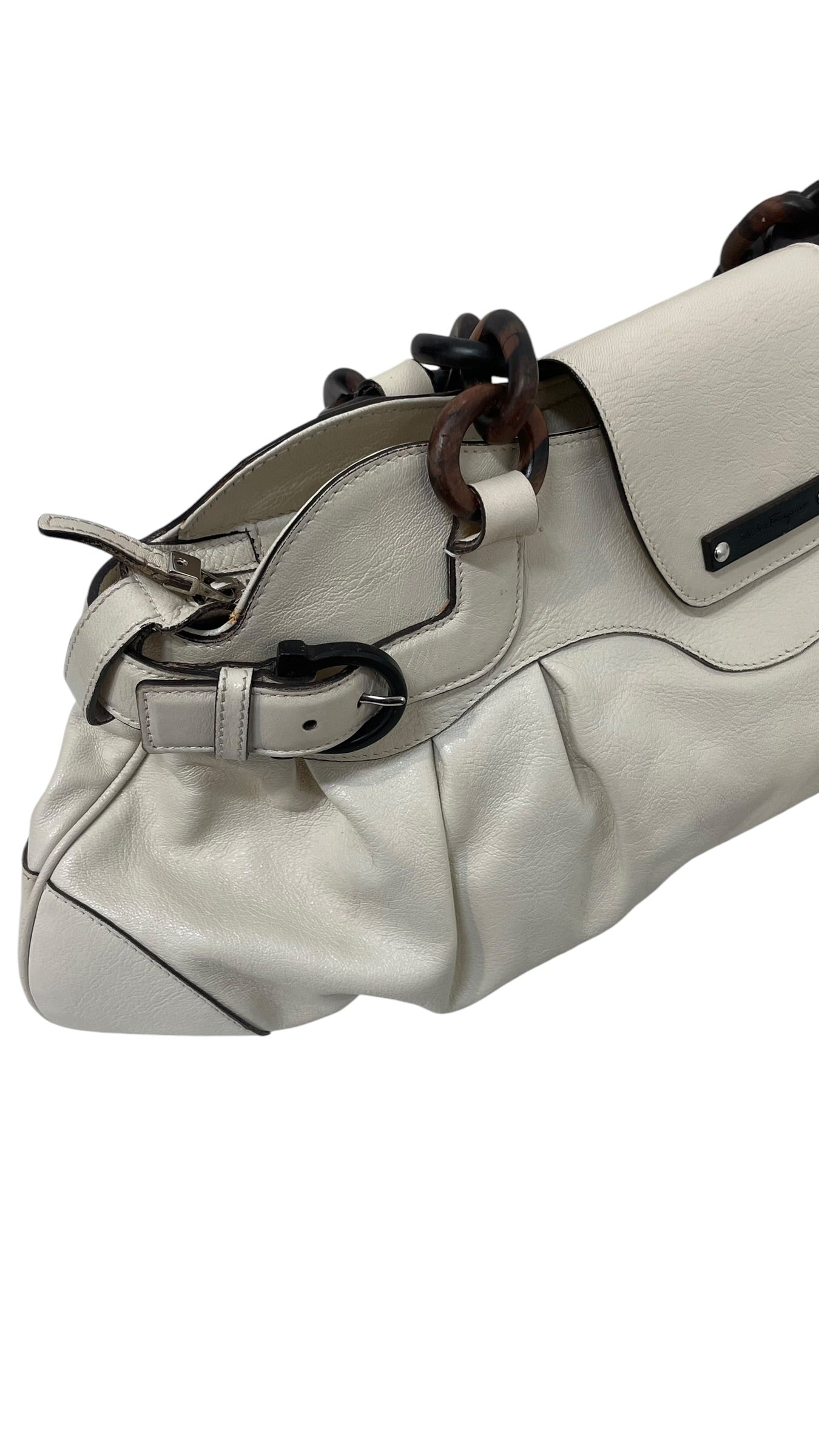 Salvatore Ferragamo/Hand Bag/Leather/CRM/Gancini Marisa view 6