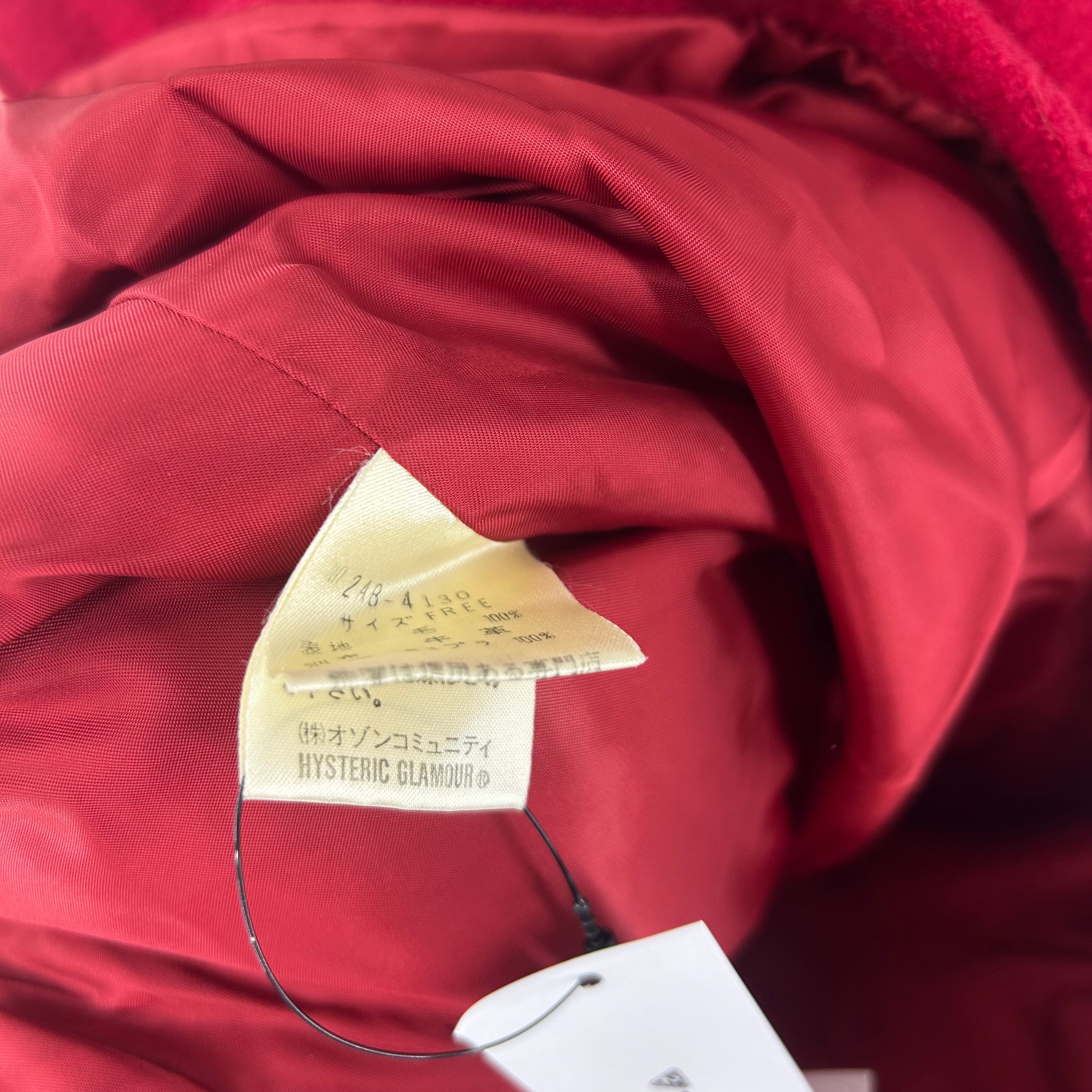 HYSTERIC GLAMOUR/Jacket/FREE/Red/Wool/ view 4