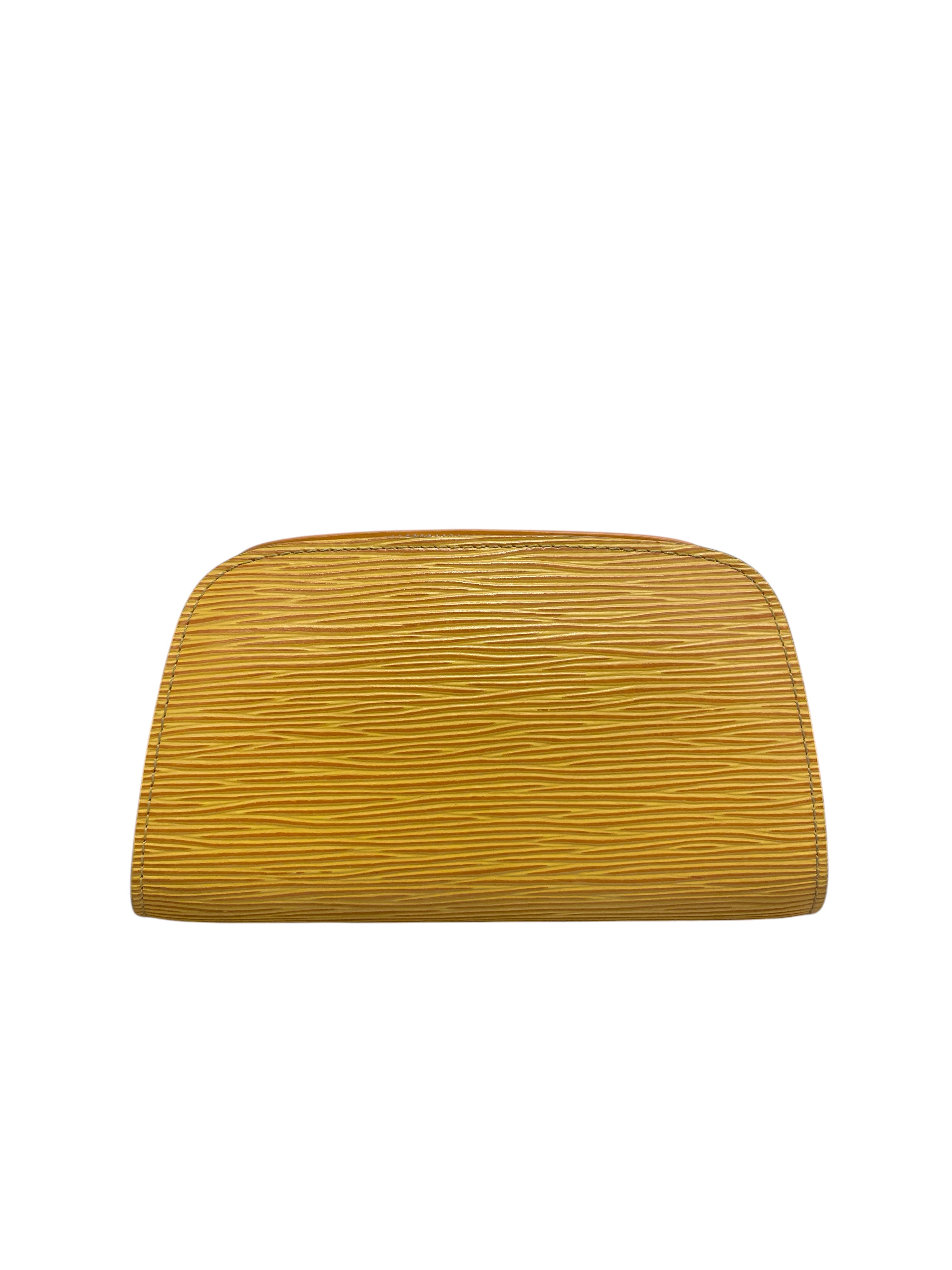 LOUIS VUITTON/Pouch/Leather/YEL/Dauphine PM POUCH view 2