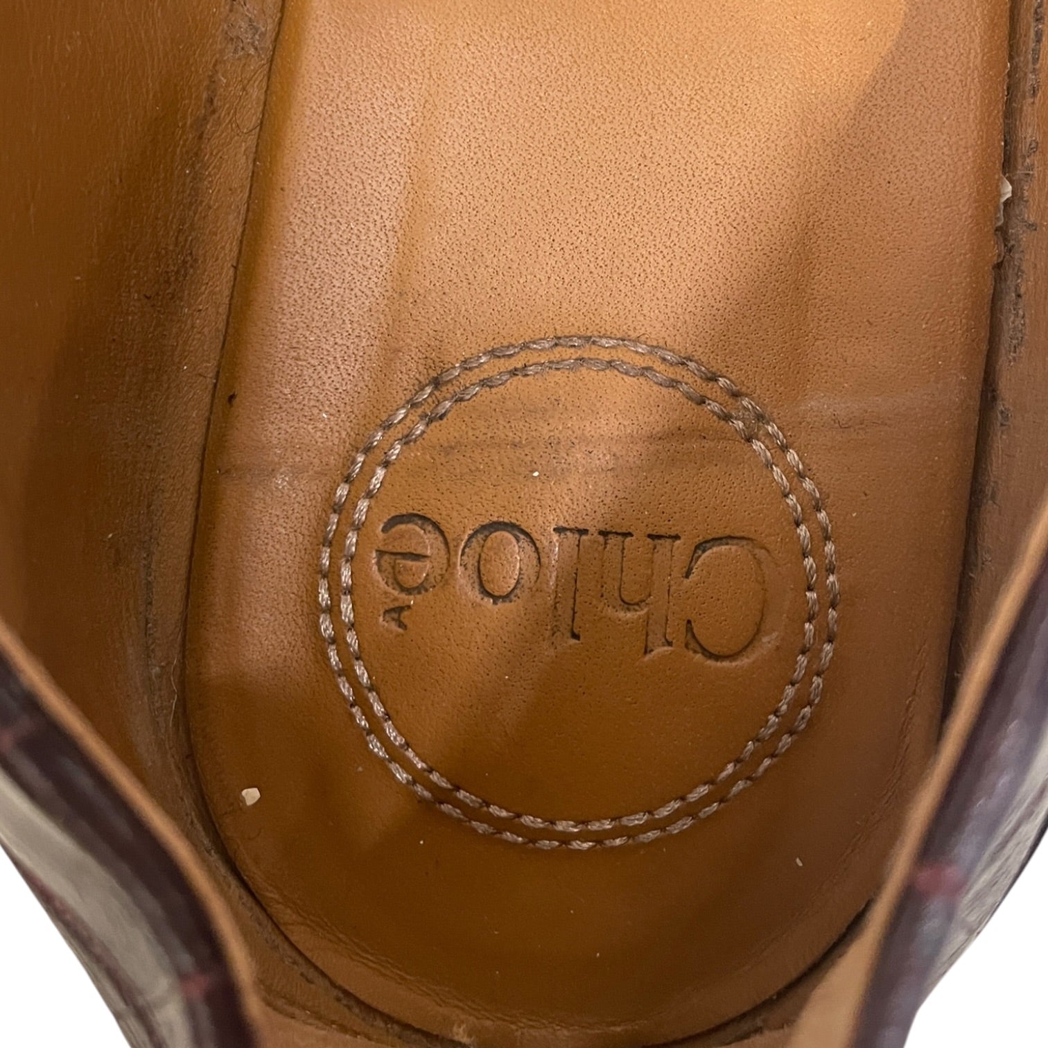 Chloe/Loafers/EU 39/Leather/BRD/GOLD C LETTER view 3
