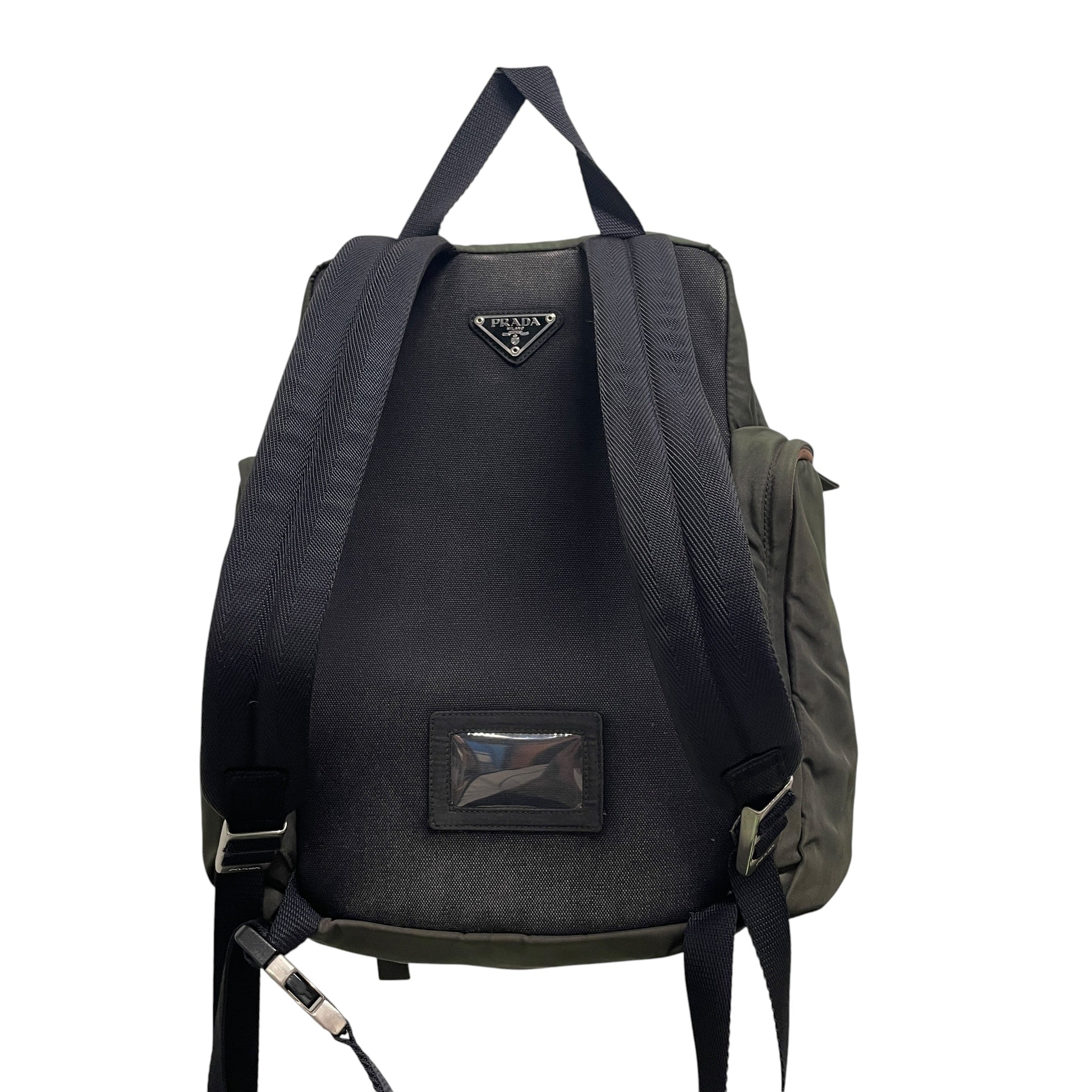 PRADA/Backpack/Nylon/GRN/BACKPACK view 2