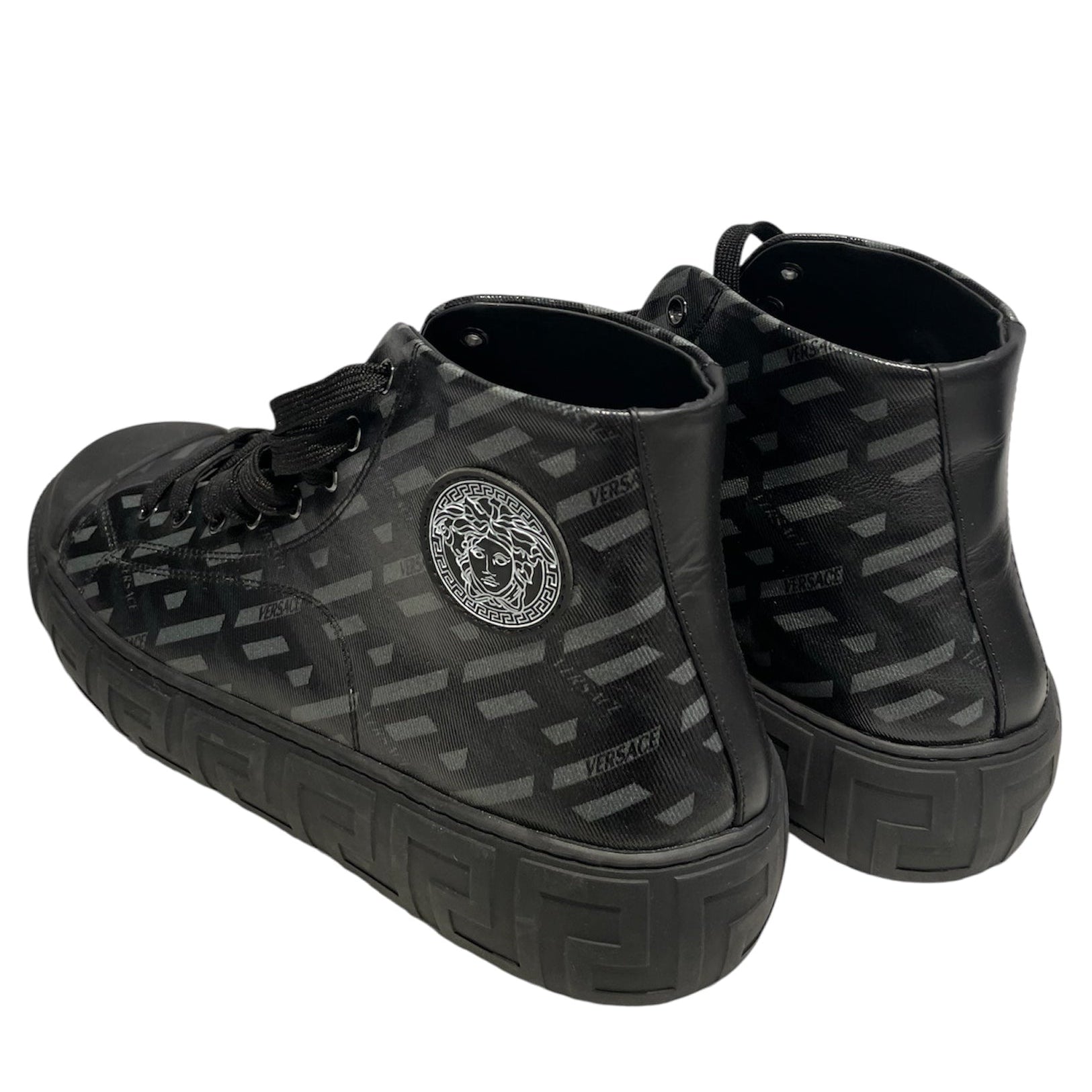 VERSACE/Hi-Sneakers/EU 44/BLK/VERSACE SNKRS CHEVRON PATTERN view 2