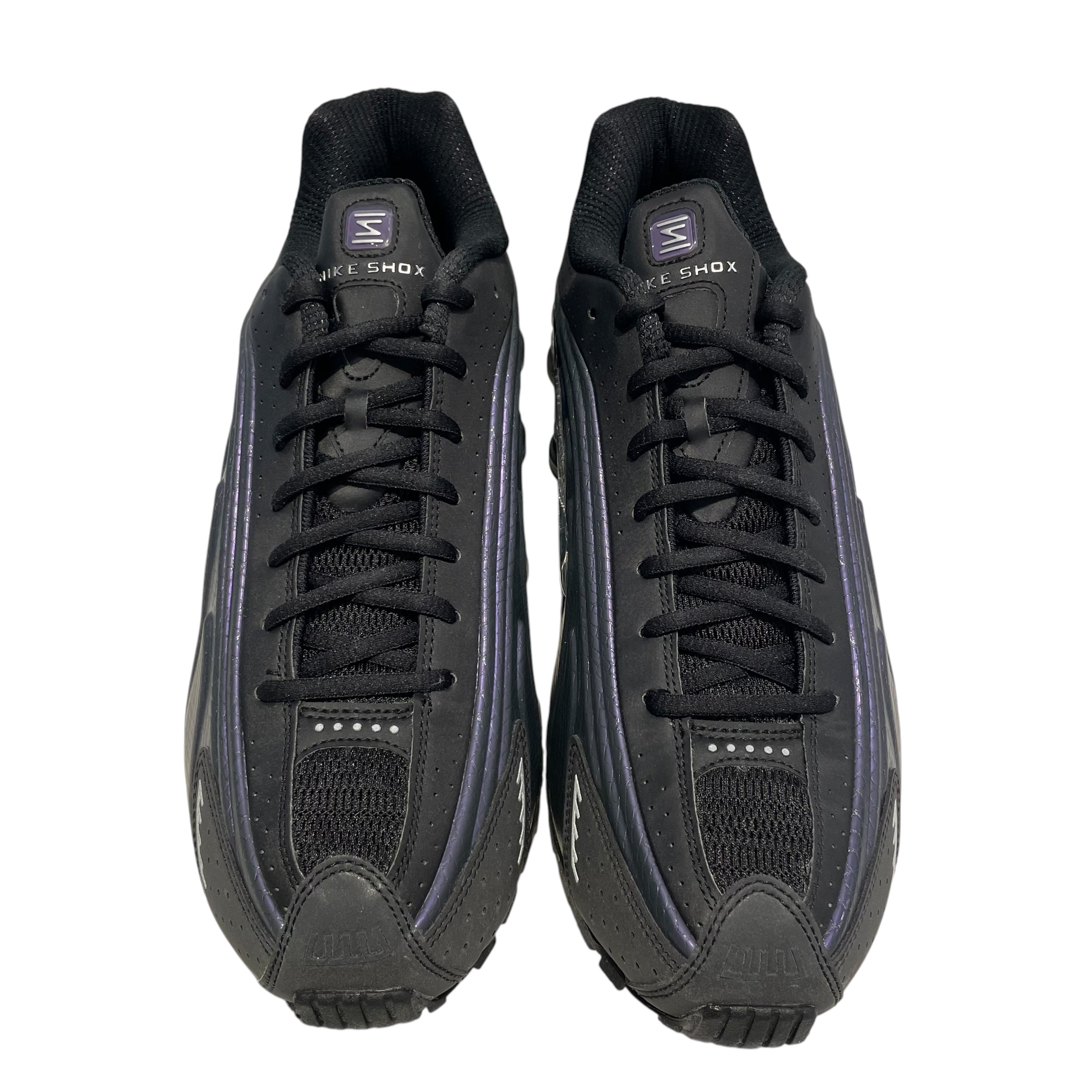 NIKE/Low-Sneakers/US 10.5/PPL/SHOX R4/SLVR view 3