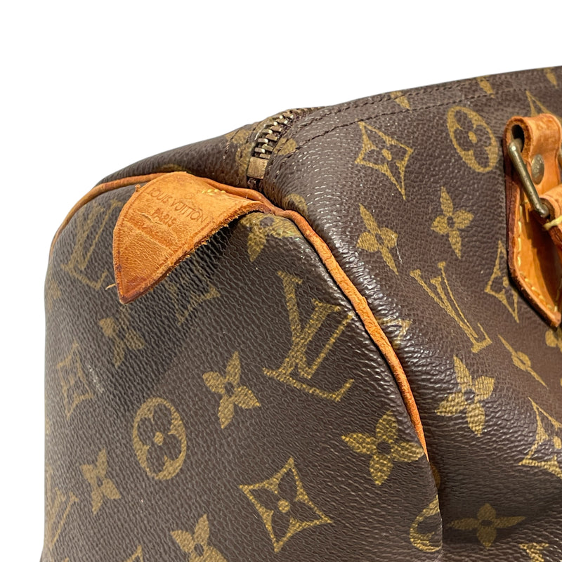 LOUIS VUITTON/Hand Bag/FREE/Monogram/Leather/BRW/Speedy 30