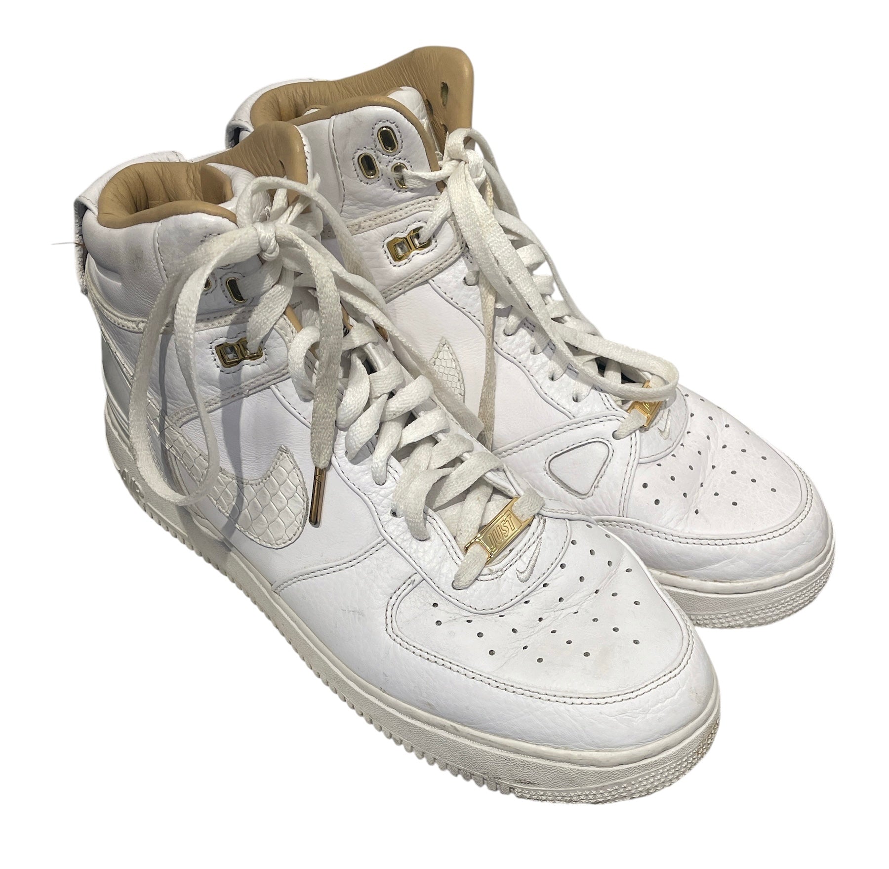 NIKE/Hi-Sneakers/US 11/WHT/U-Tip/air max lebron vii view 1