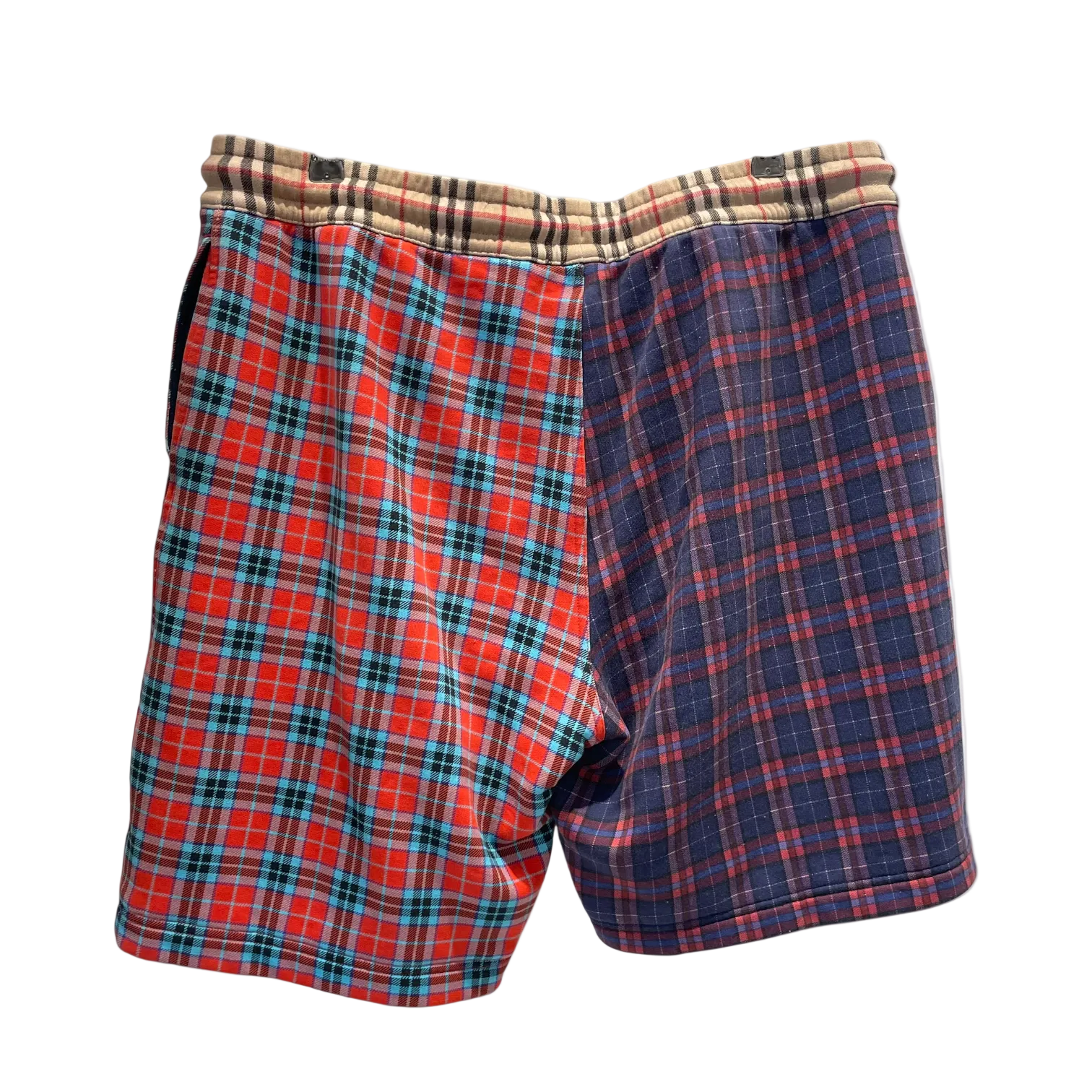 BURBERRY/Shorts/XL/Cotton/MLT/Plaid/Patchwork Check Drawcord Short view 2