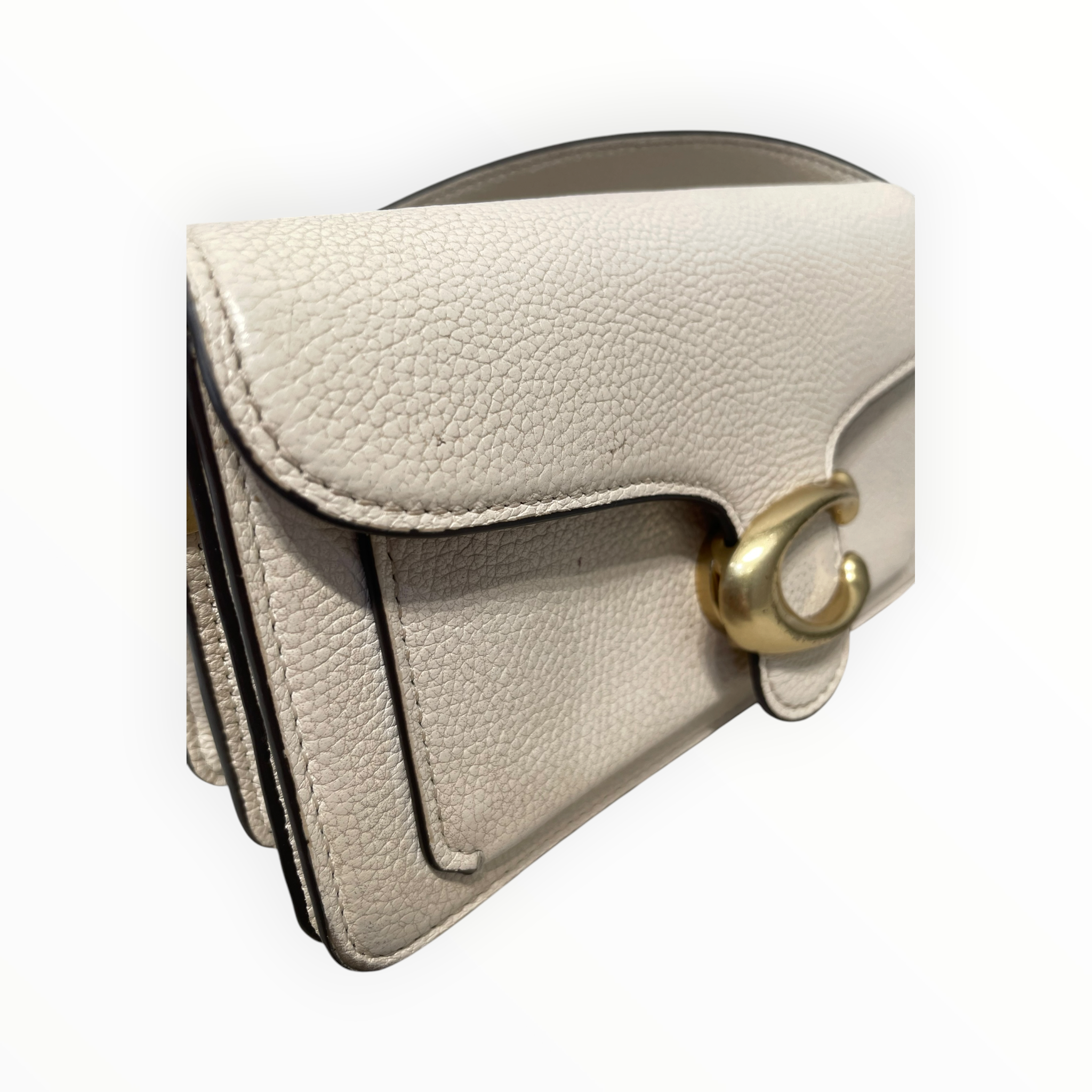 COACH/Hand Bag/Leather/WHT/tabby shoulder bag view 6