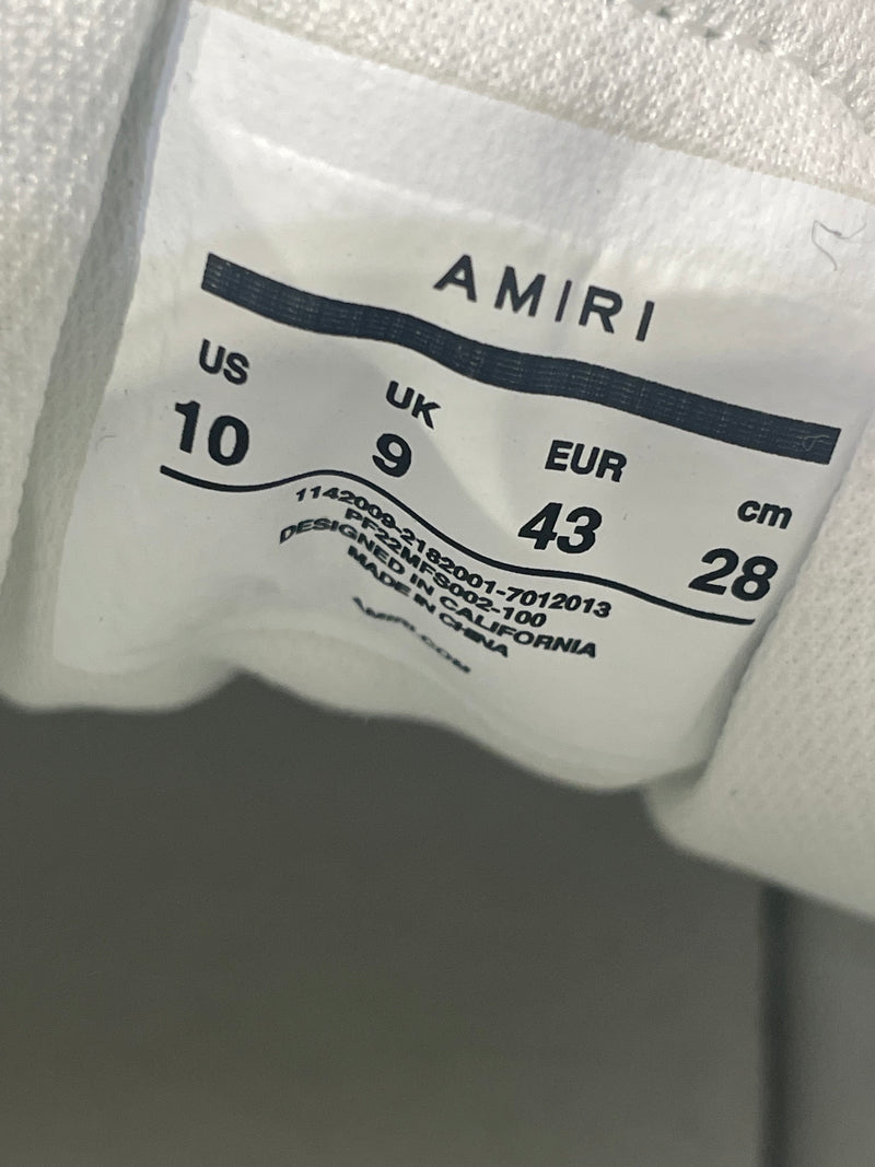 AMIRI/Hi-Sneakers/US 10/Leather/WHT/