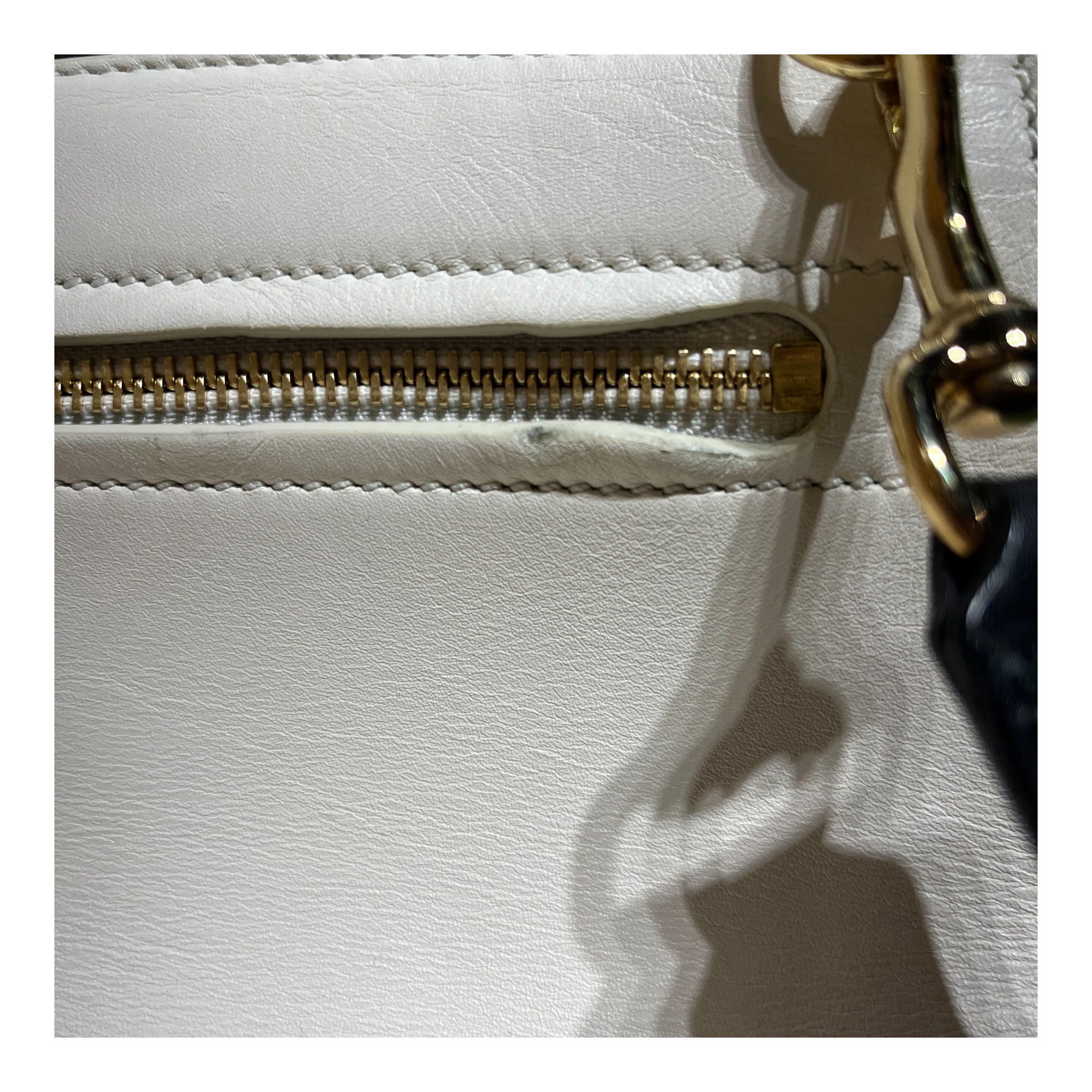 Salvatore Ferragamo/Hand Bag/Leather/WHT/Sofie Satchel Tri-Color GRN view 6