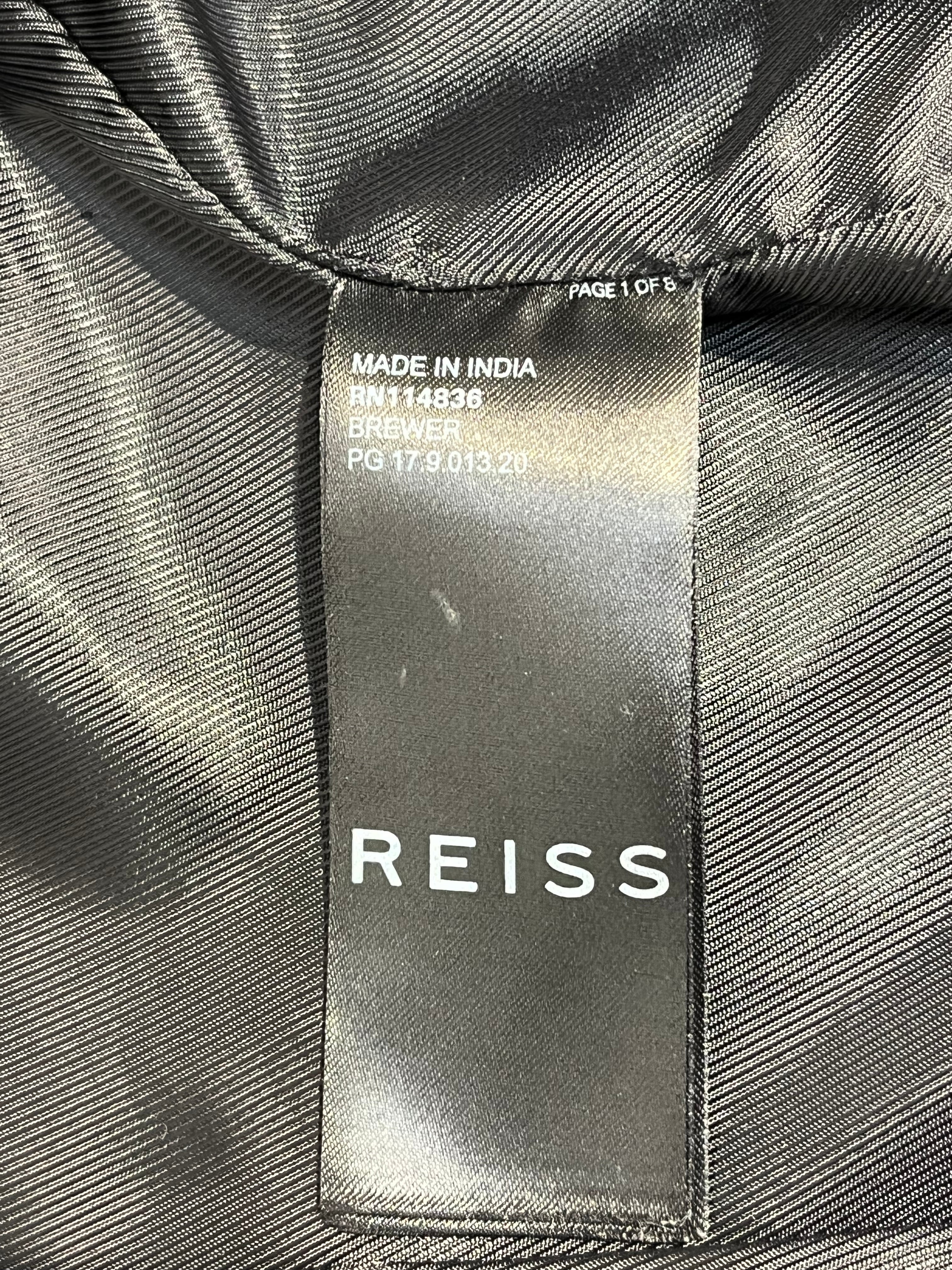 REISS/Leather Jkt/6/Leather/BLK/biker jkt view 3