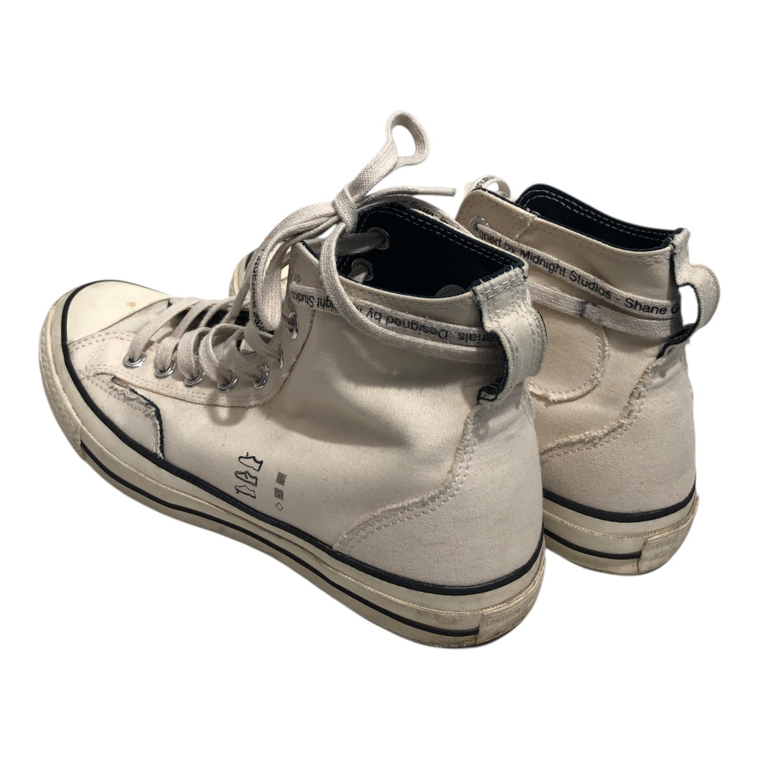 MIDNIGHT STUDIOS/CONVERSE/Hi-Sneakers/US 9.5/Cotton/WHT/CHUCK HI view 2