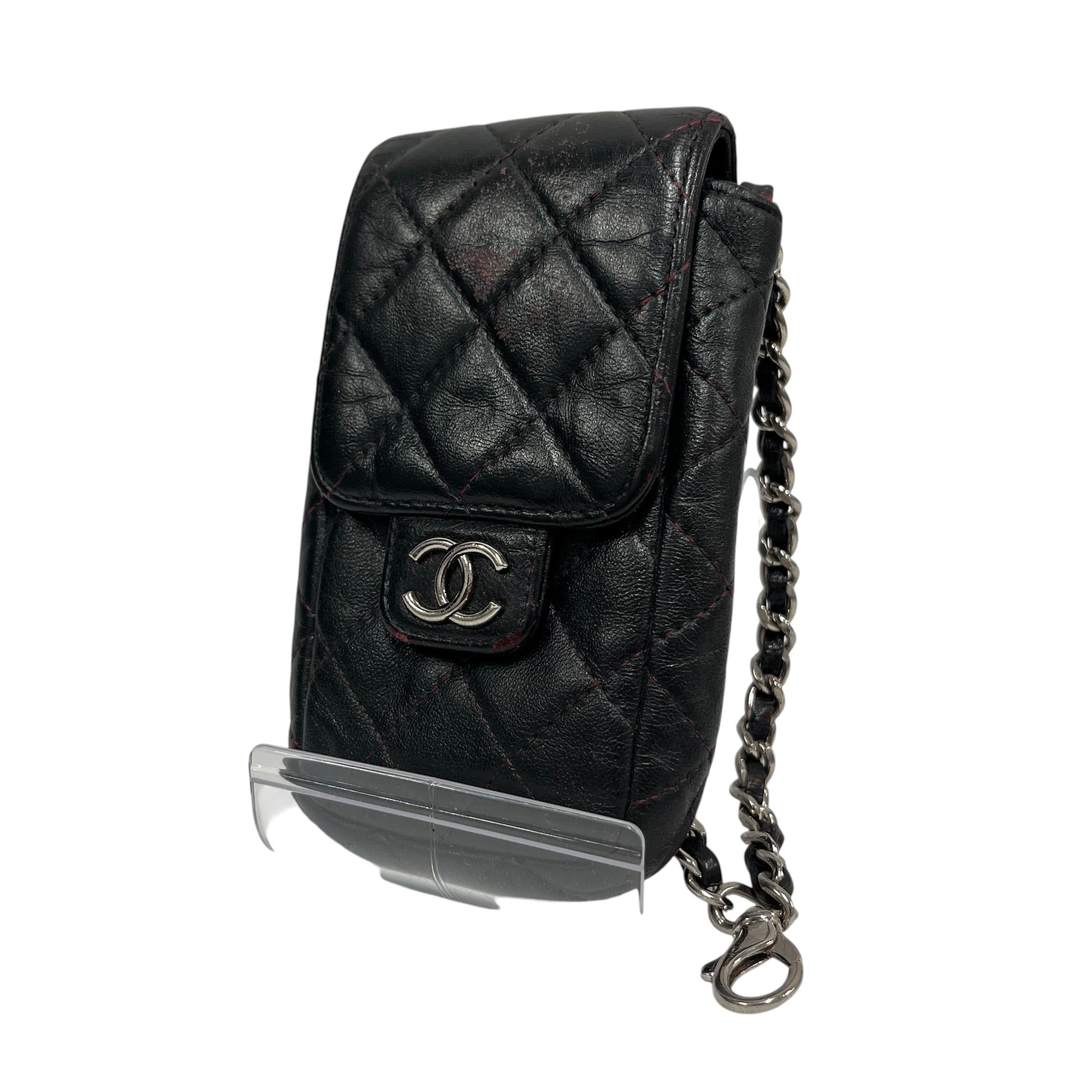 CHANEL/Pouch/Leather/BLK/ view 1