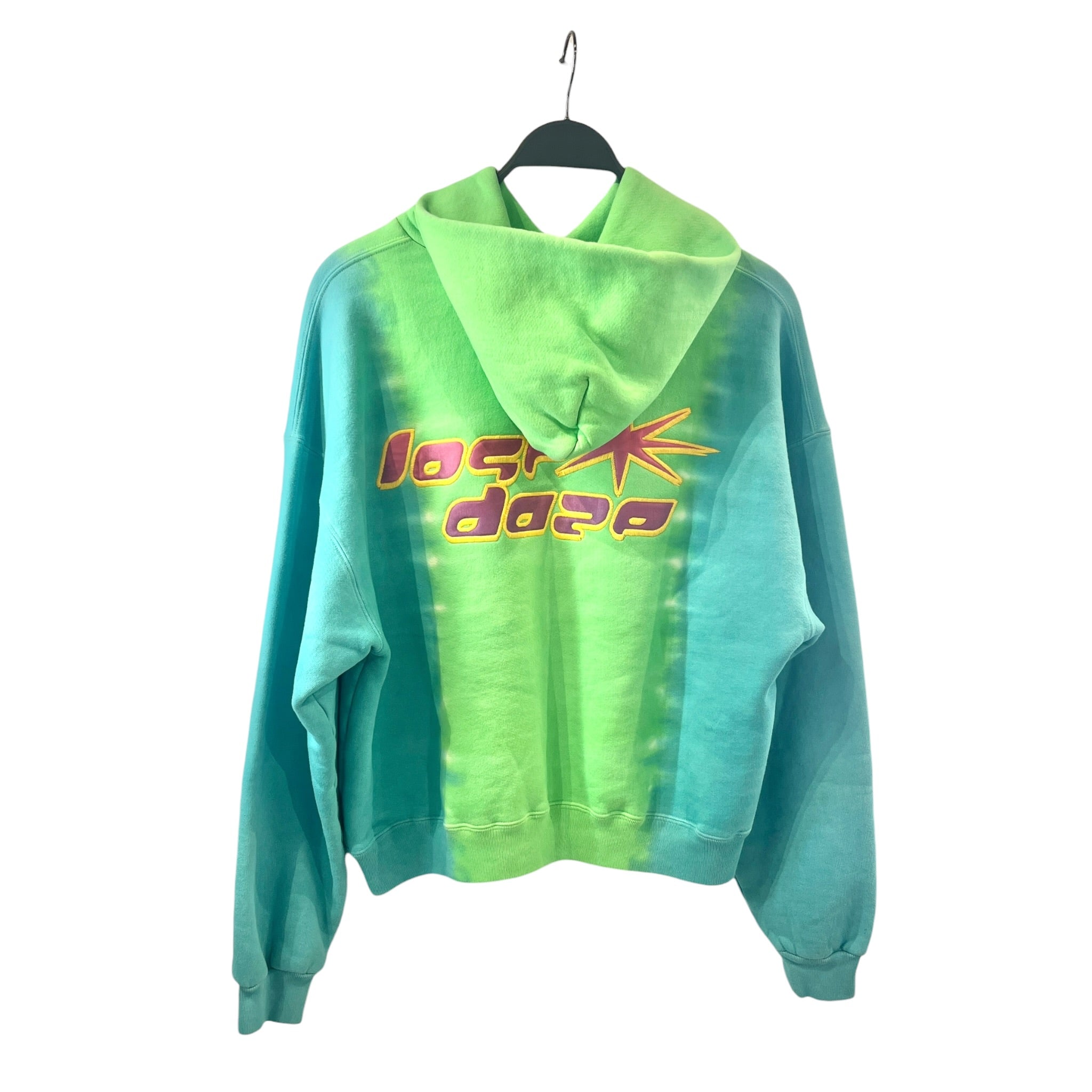 LOST DAZE/Hoodie/S/Monogram/Cotton/MLT/OMBRE GREEN BLUE view 2