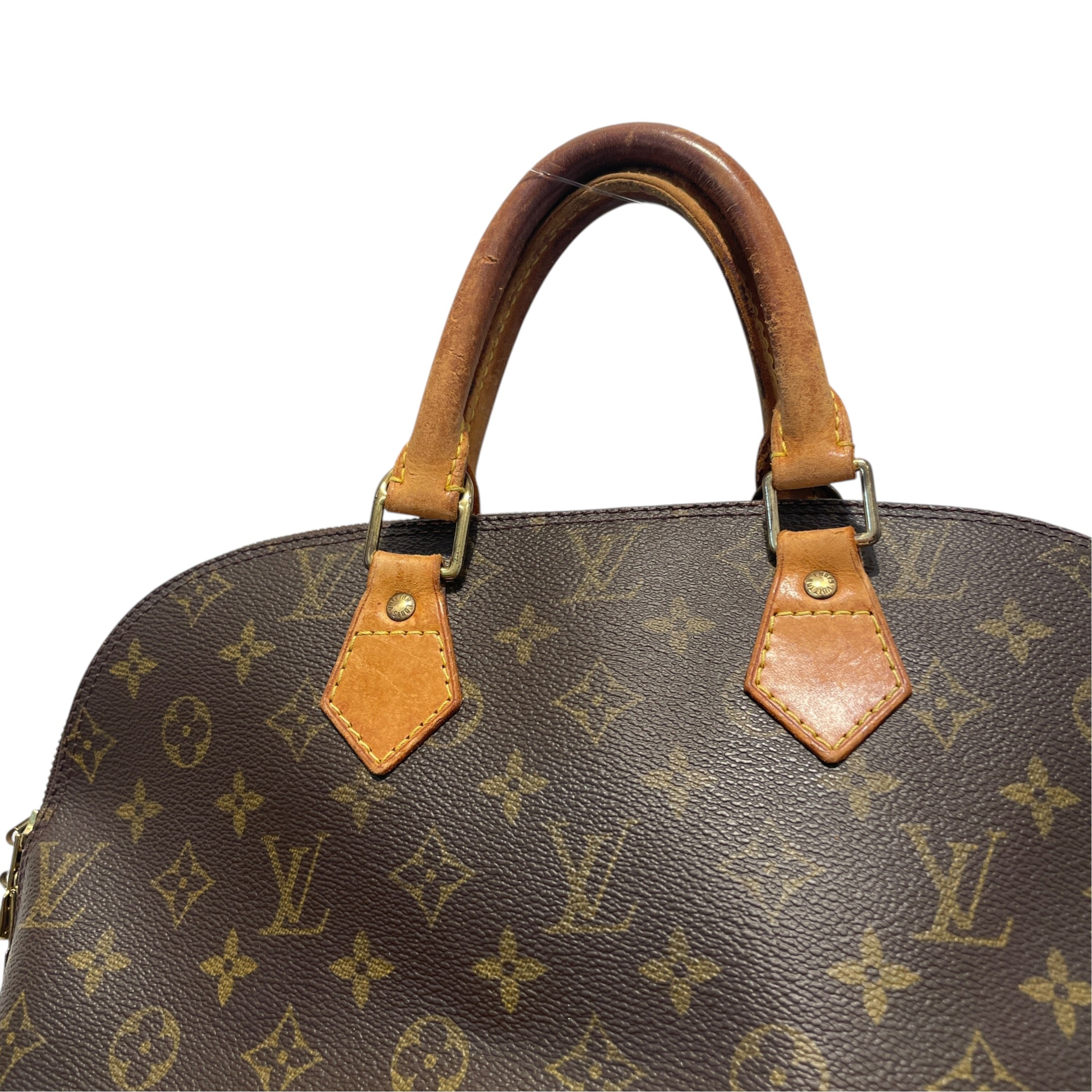 LOUIS VUITTON/Hand Bag/Monogram/Leather/BRW/Alma Handbag view 7